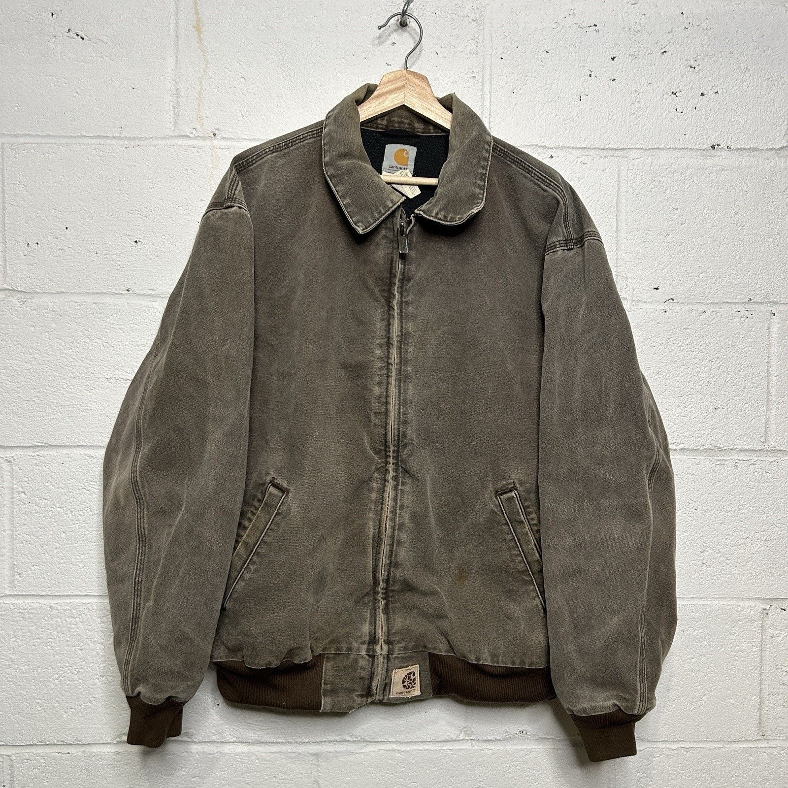 Carhartt Vintage Carhartt Mesh-Lined Santa Fe Jacket “Chesutnut” J102 Size US XL / EU 56 / 4 - 1 Thumbnail