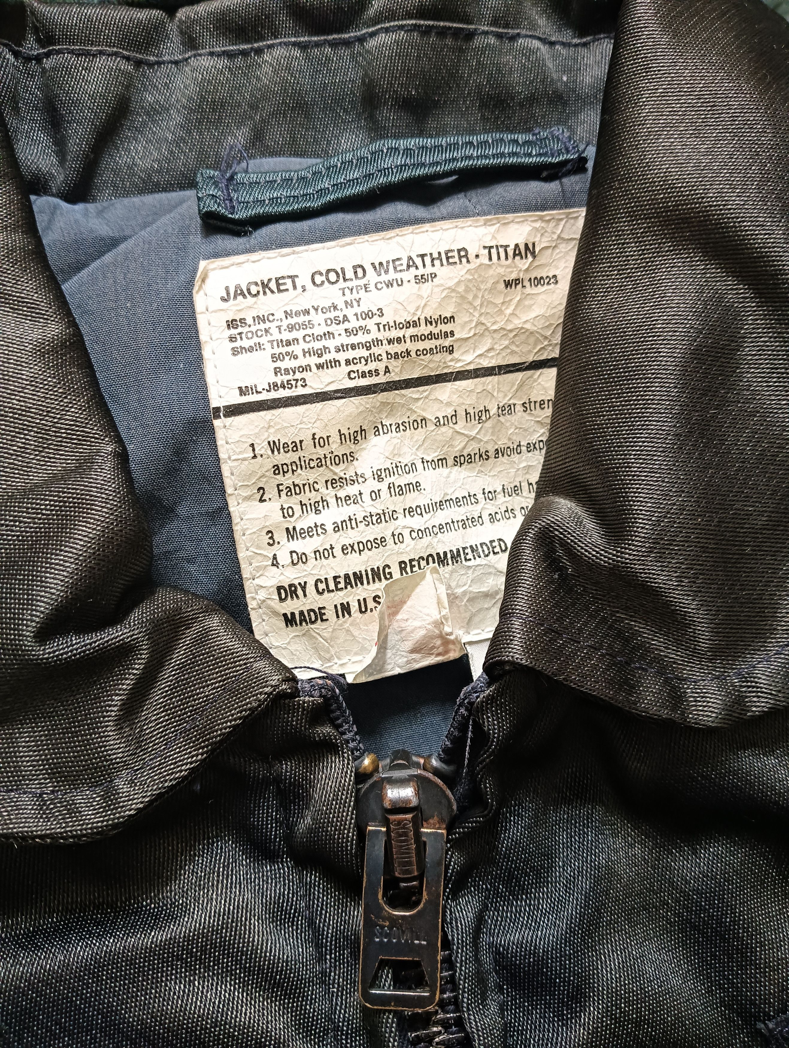 Alpha Industries Military Bomber CW55P, B-15D and Parka Size US XL / EU 56 / 4 - 7 Thumbnail