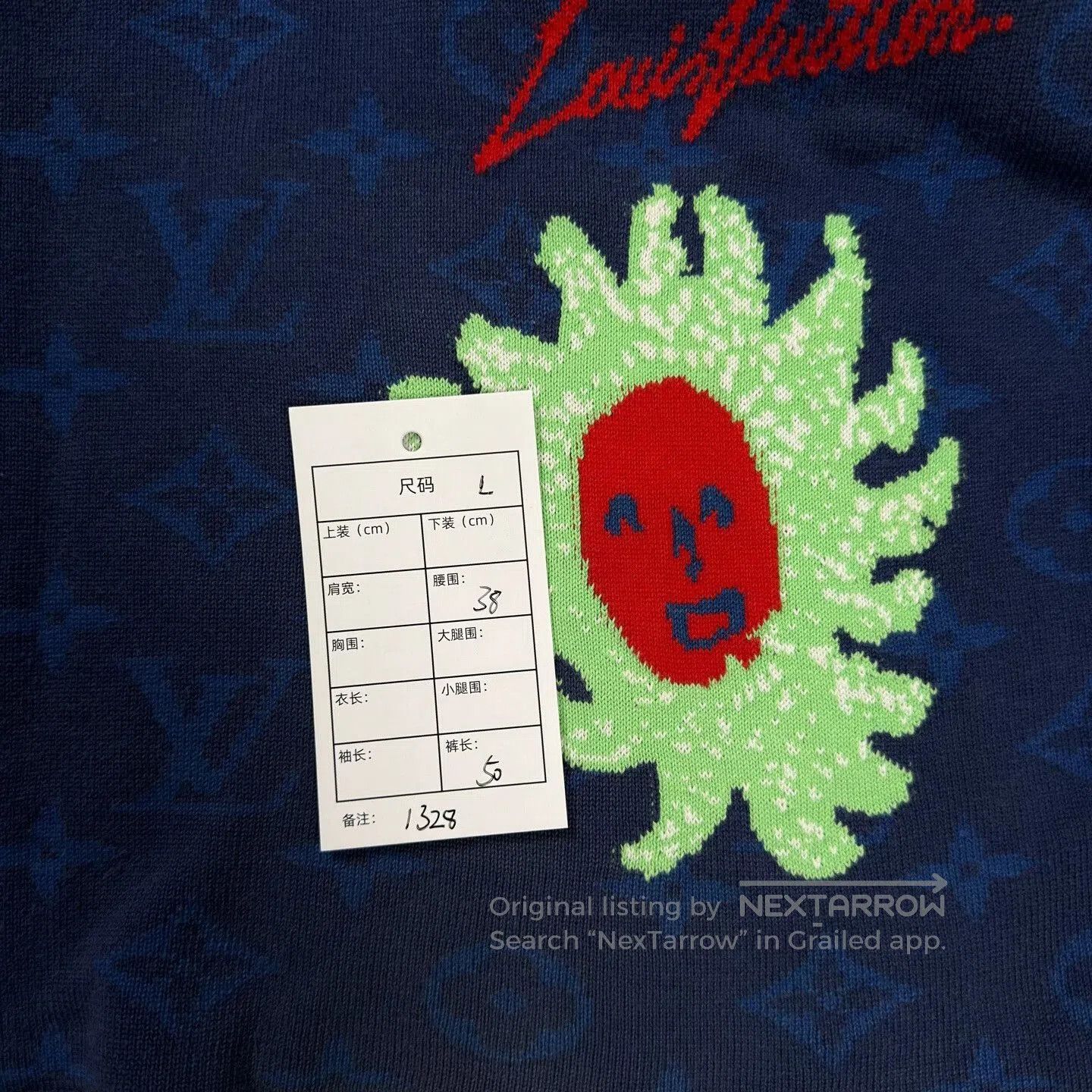 Louis Vuitton LV Yayoi Kusama All-Over Logo Blue Shorts. Size US 28 / EU 44 - 6 Thumbnail