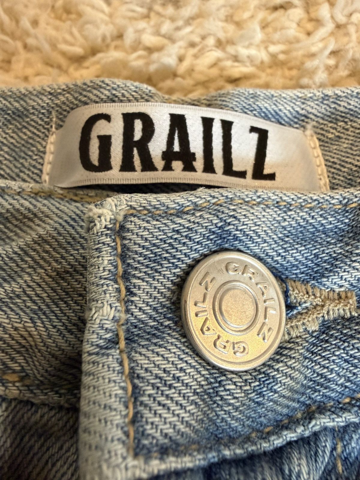 GRAILZ GRAILZ GR MUD WASH DENIM JEAN Size US 30 / EU 46 - 4 Thumbnail