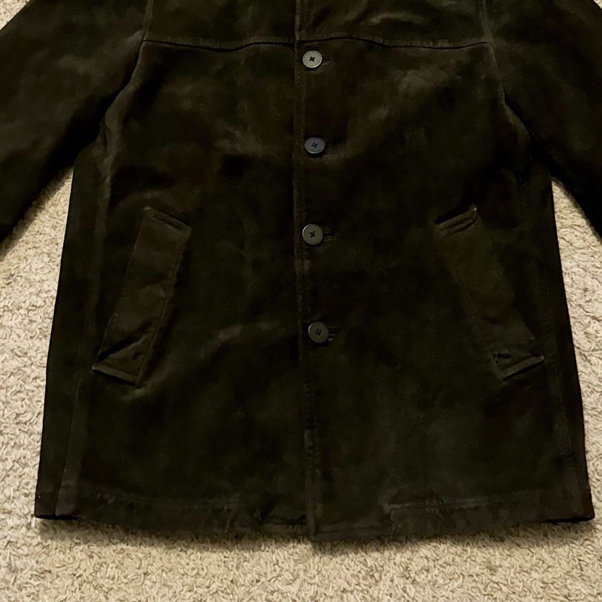 Gap × Vintage VINTAGE BROWN SUEDE LEATHER GAP JACKET! Size US M / EU 48-50 / 2 - 4 Thumbnail