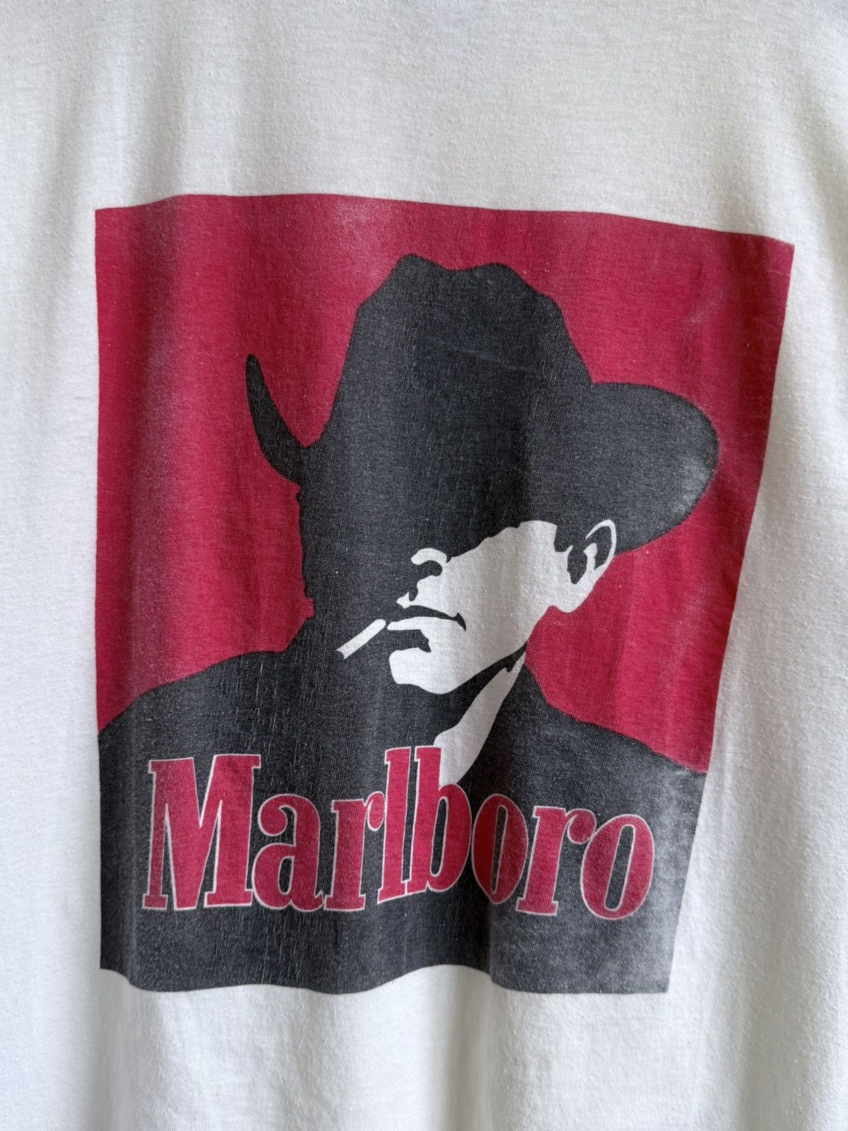 Vintage Vintage 90s Marlboro Cowboy T-Shirt Size US XL / EU 56 / 4 - 4 Thumbnail