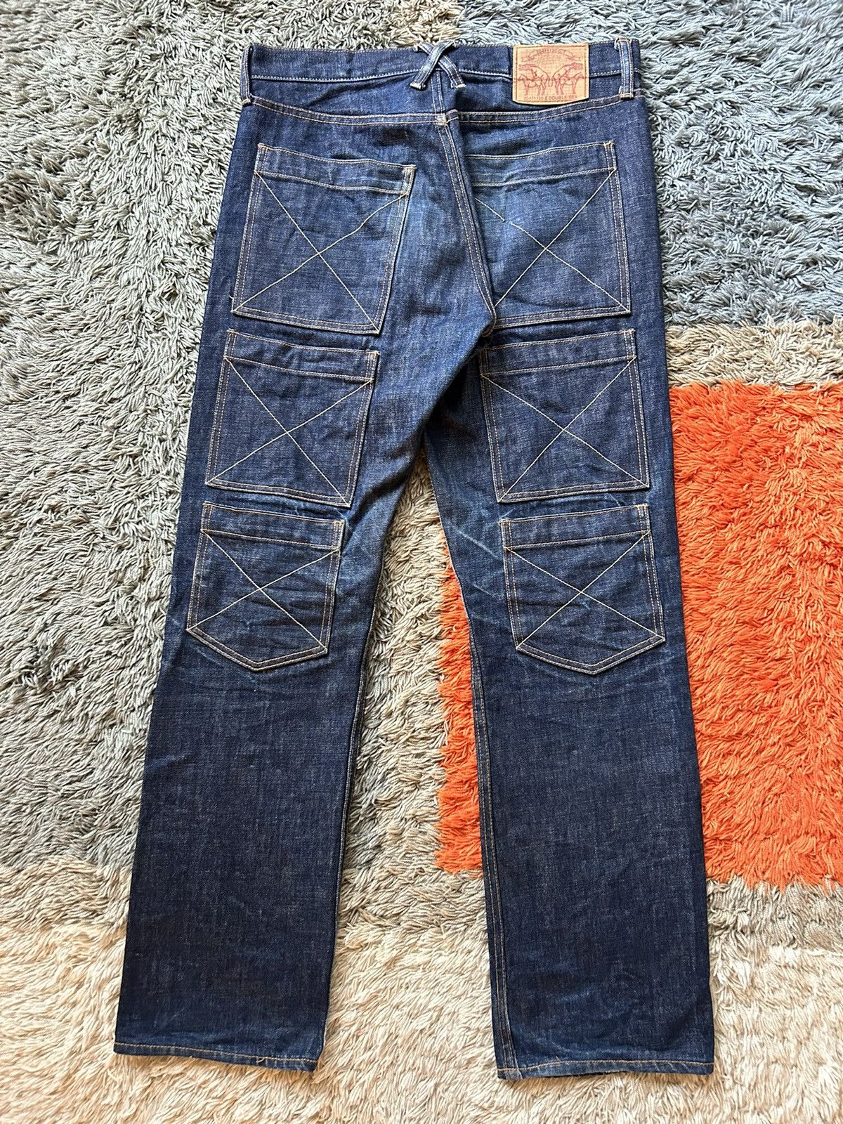 20471120 × Japanese Brand AW97 Hyoma Double Sex 6 Pocket Jeans 