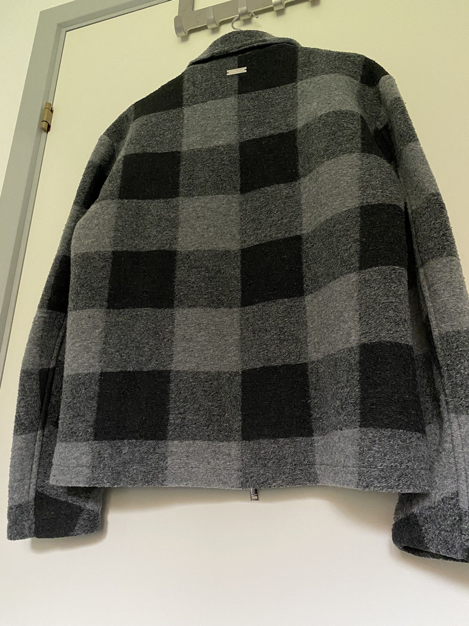 Han Kjobenhavn $810 - 48/M - Zip Boxy Jacket - Black/Grey Check Size US M / EU 48-50 / 2 - 12 Thumbnail