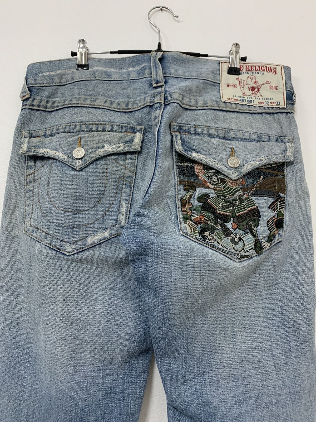 True Religion True Religion Embroidered Flared Jeans Size US 34 / EU 50 - 1 Thumbnail