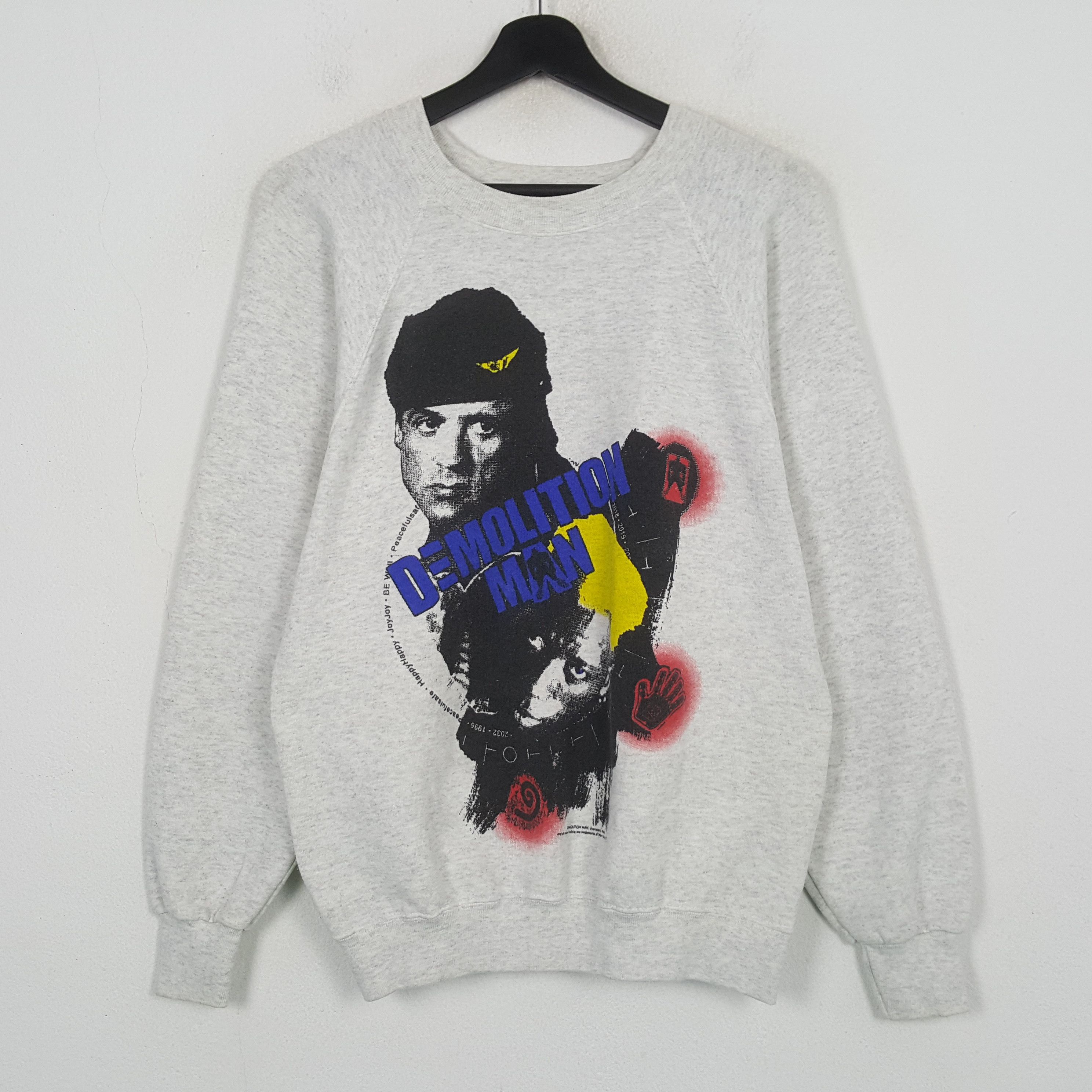 Vintage Demolition Man Vintage Sweatshirt C298N30 Size US S / EU 44-46 / 1 - 1 Thumbnail
