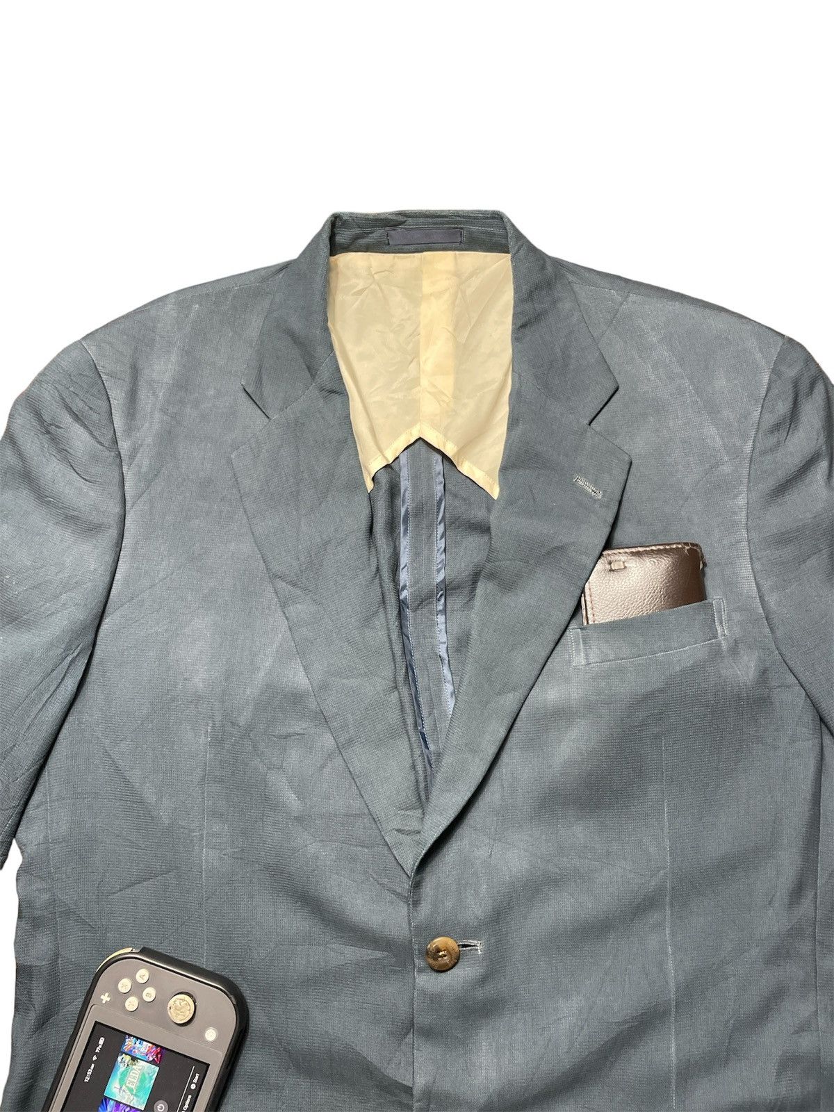 Burberry × Vintage Luxury Vintage Burberry Blazer Size 40R - 9 Thumbnail