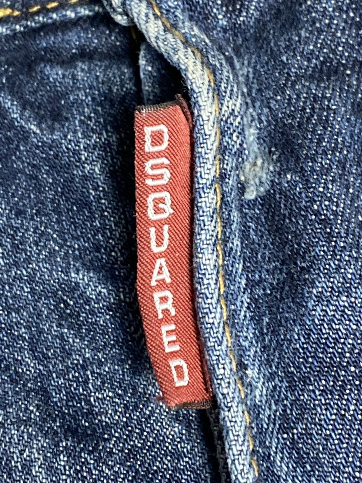 Dsquared2 Vtg DSQUARED2 Blue Distressed Jeans Size 52 Straight 35x31 Size US 36 / EU 52 - 9 Thumbnail