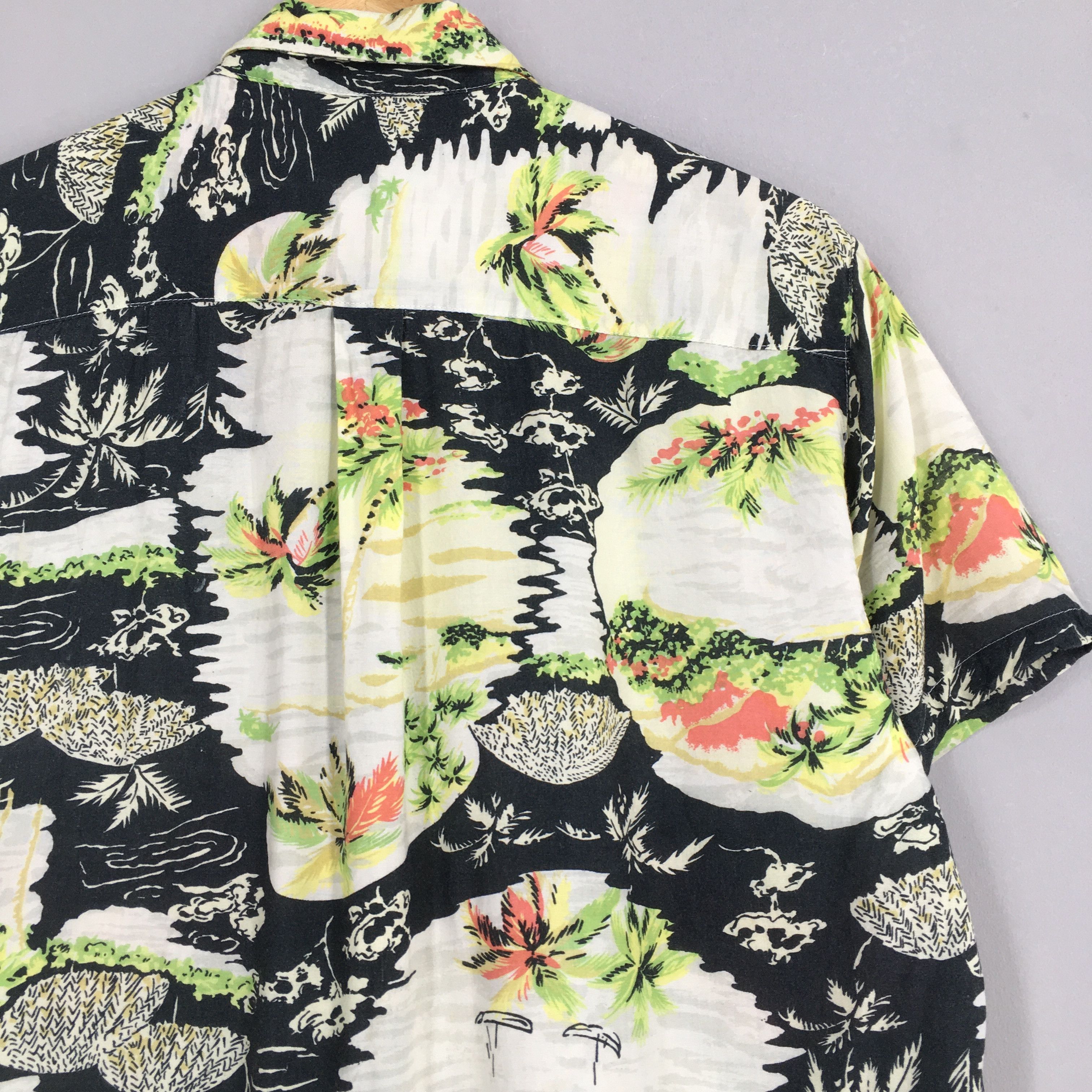 Other Vintage Hawaiian Coconut Tree Beach View Shirt Medium Size US M / EU 48-50 / 2 - 8 Thumbnail