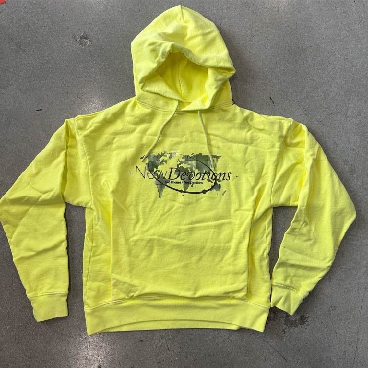 Image of Martine Rose X Hillbillies Hoodie - Fluoro in Fluorescent, Men's (Size XS)