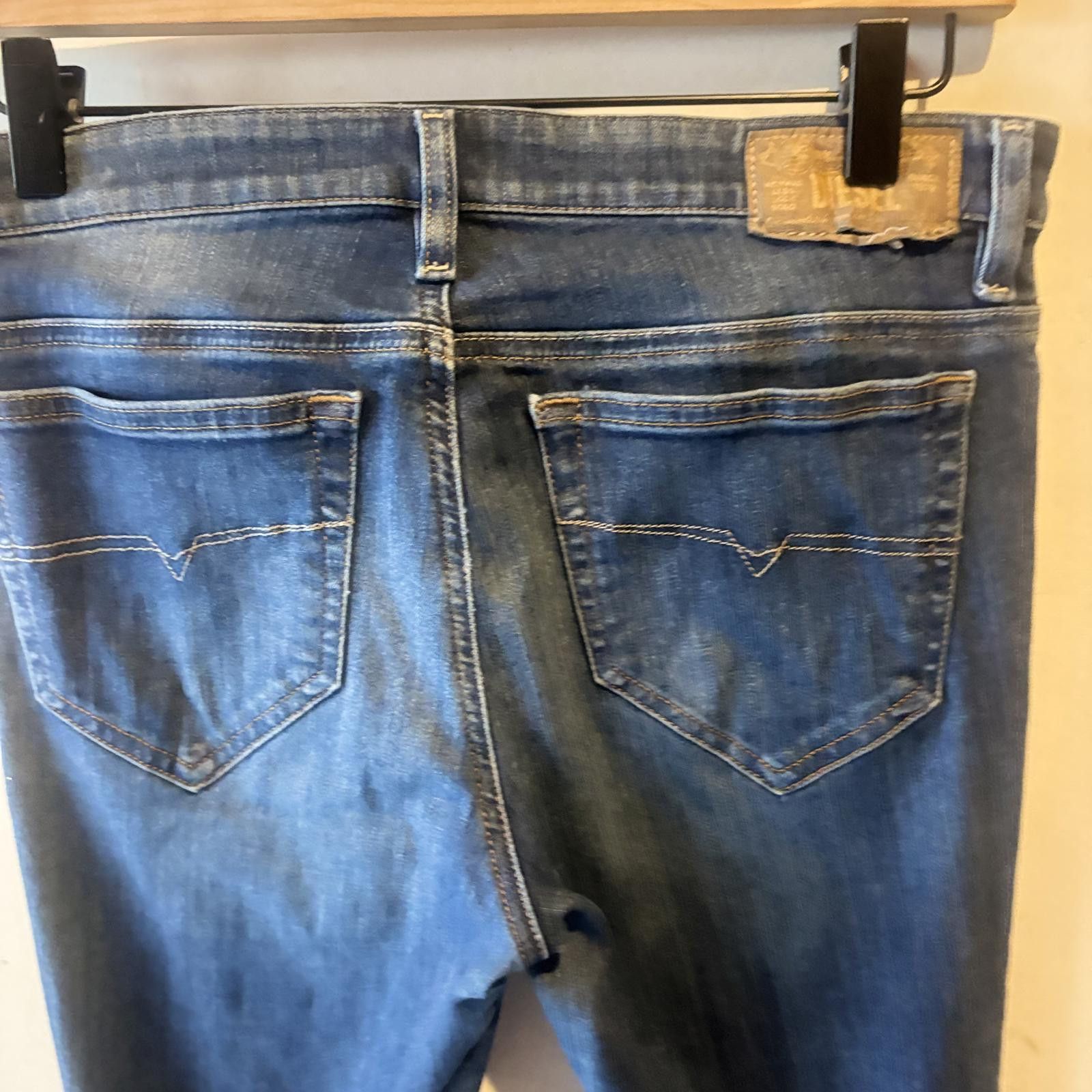 Diesel Diesel Slim Fit Blue Jeans Size 32" / US 10 / IT 46 - 7 Thumbnail