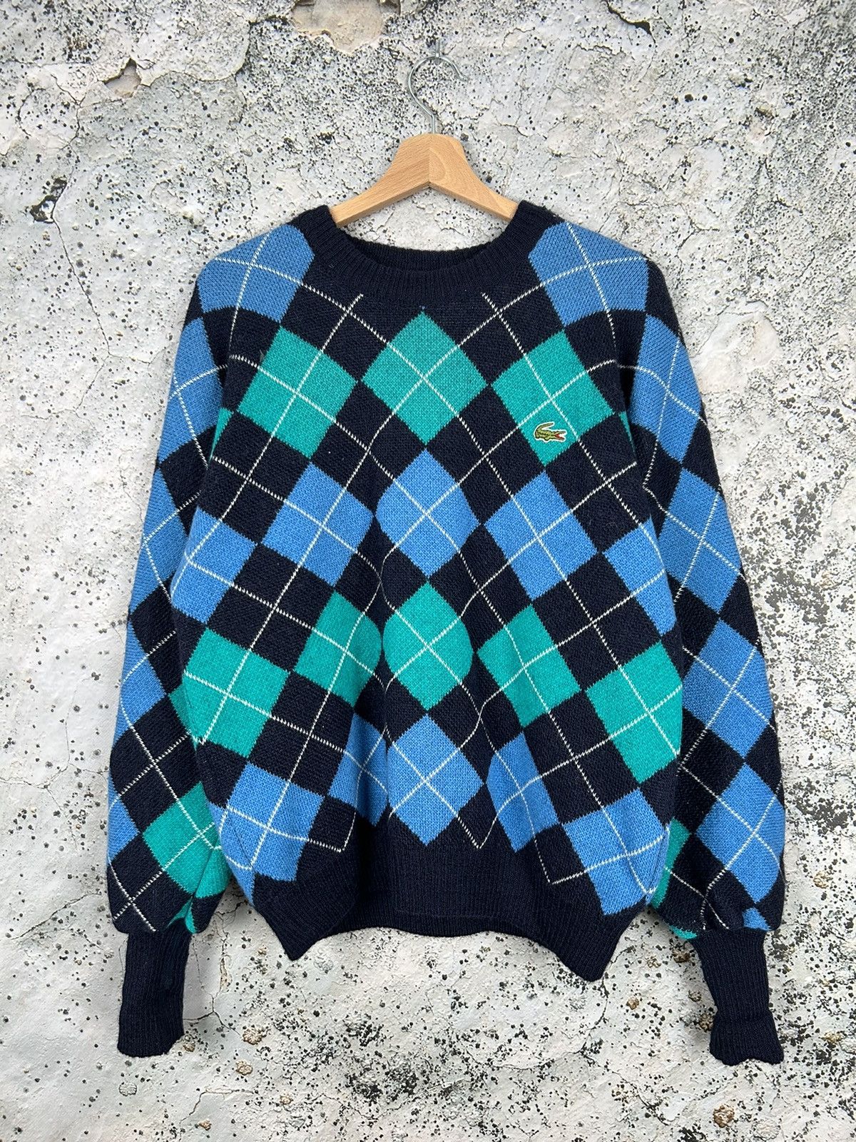 Lacoste Vintage Lacoste 90s Made in France Rare Knit Sweater Size US S / EU 44-46 / 1 - 1 Thumbnail