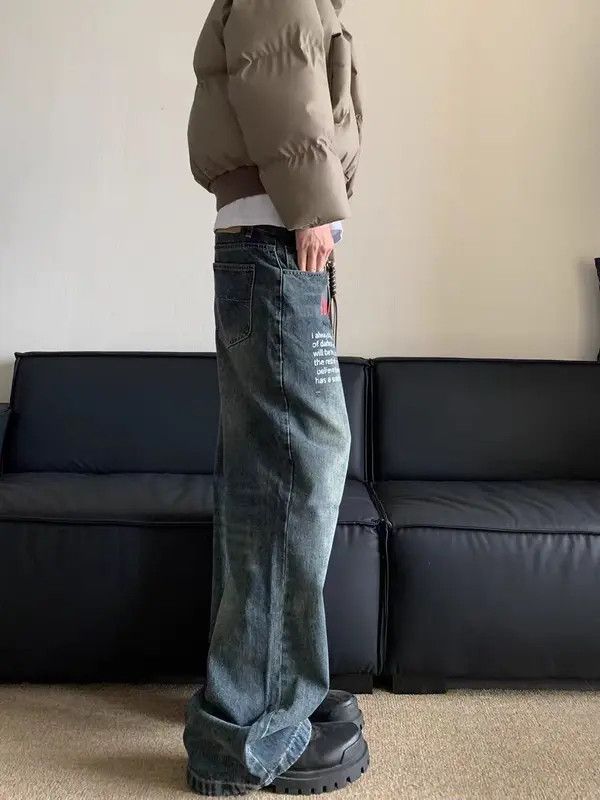 Japanese Brand Yoshiko x Kita Vintage High Street Hip Hop Loose Jeans Size US 32 / EU 48 - 8 Thumbnail