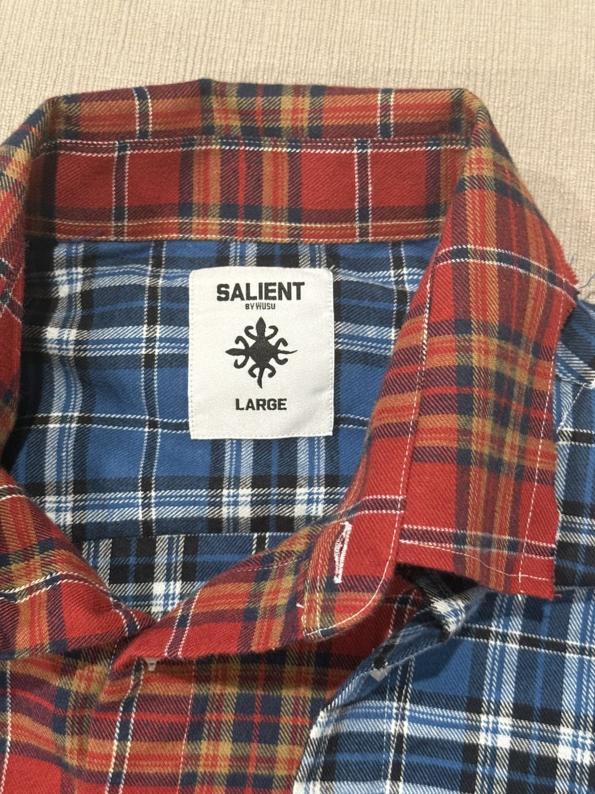 SALIENT double layer cropped flannel