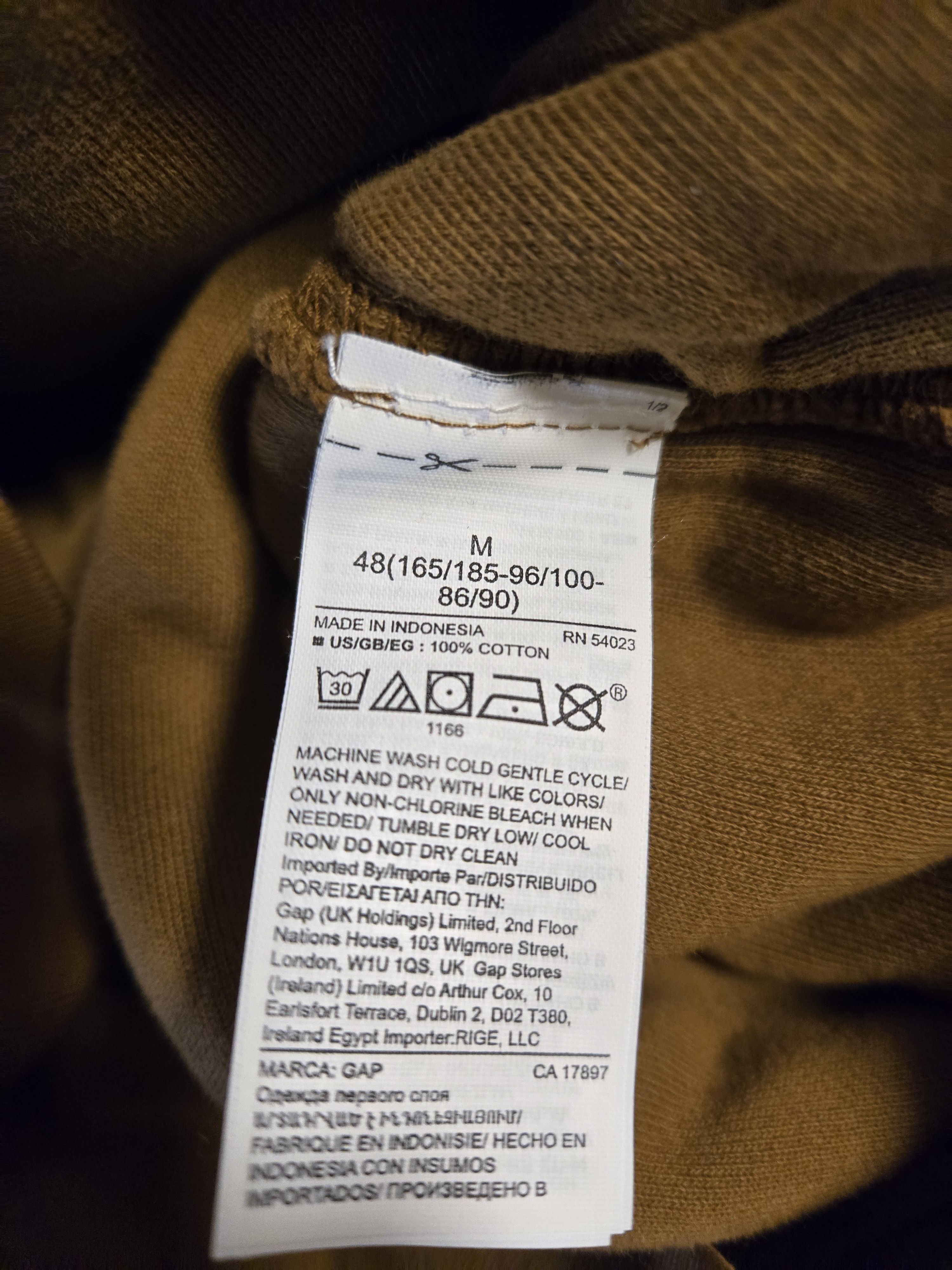 Gap Yeezy Gap Perfect Hoodie Light Brown Size Medium Size US M / EU 48-50 / 2 - 3 Thumbnail