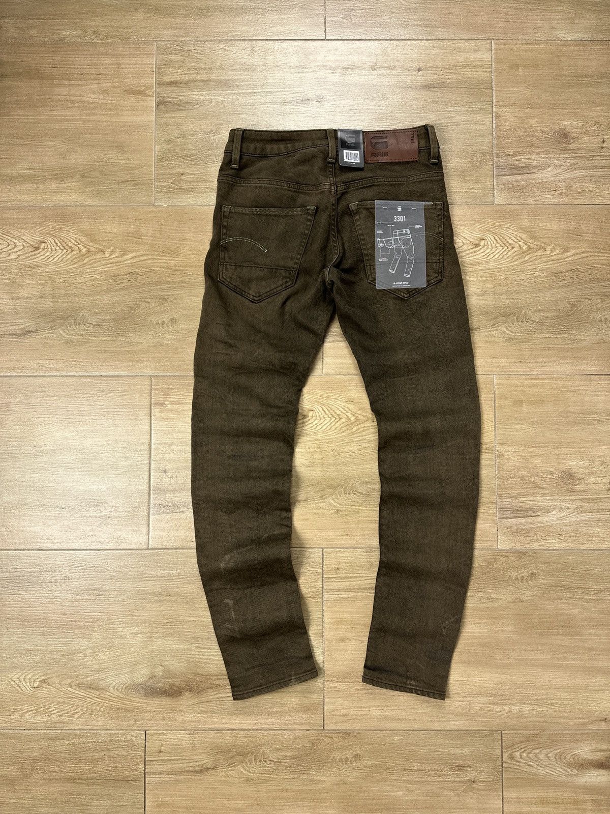 G-Star NEW🏷️ G-Star Raw 3301 Slim Coj Denim Jeans Size US 28 / EU 44 - 8 Thumbnail