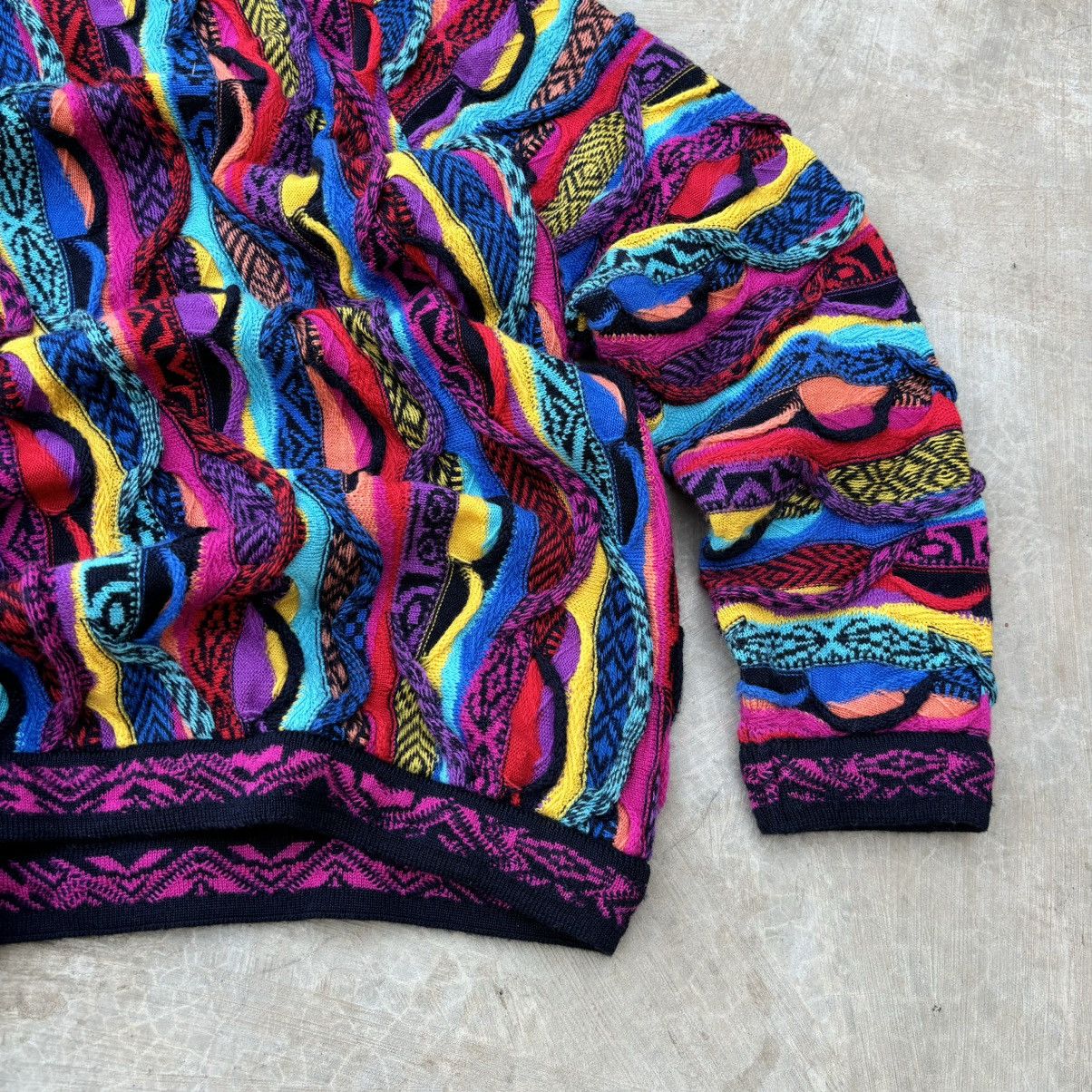 Coogi Crazy Vintage 90s Coogi 3D Knitwear Sweater Size US S / EU 44-46 / 1 - 10 Thumbnail