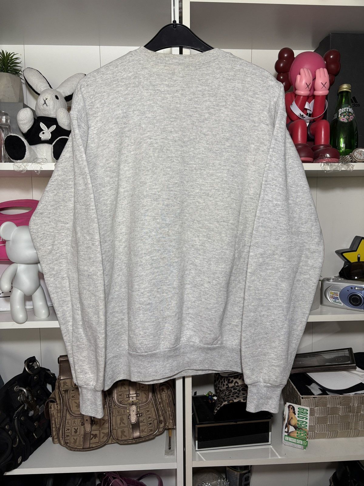 Majestic Vintage college sweater crewneck 90s kansas state Size US L / EU 52-54 / 3 - 3 Thumbnail