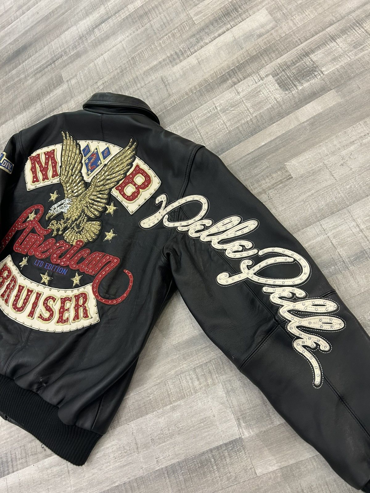 Pelle Pelle Pelle Pelle American Bruiser Leather Jacket Size US XL / EU 56 / 4 - 9 Thumbnail