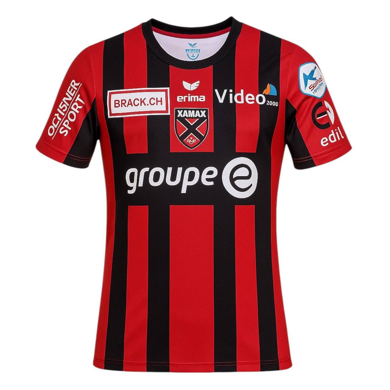 Erima 2016/17 NEUCHATEL XAMAX HOME SOCCER JERSEY FOOTBALL SHIRT L Size US L / EU 52-54 / 3 - 1 Thumbnail