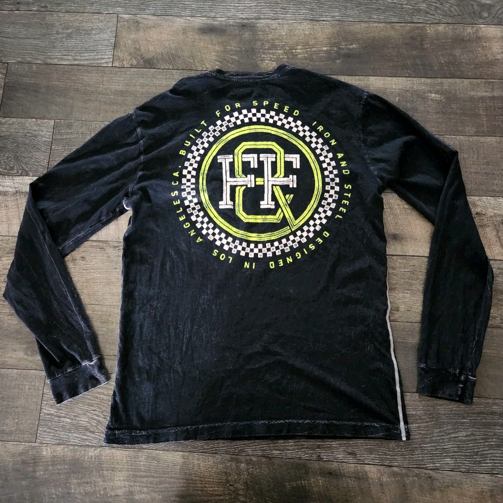 Affliction Affliction X Fast & Furious LA T Shirt Long Sleeve Men Large Distressed Black T-Shirt L Mens Black Size US L / EU 52-54 / 3 - 5 Thumbnail
