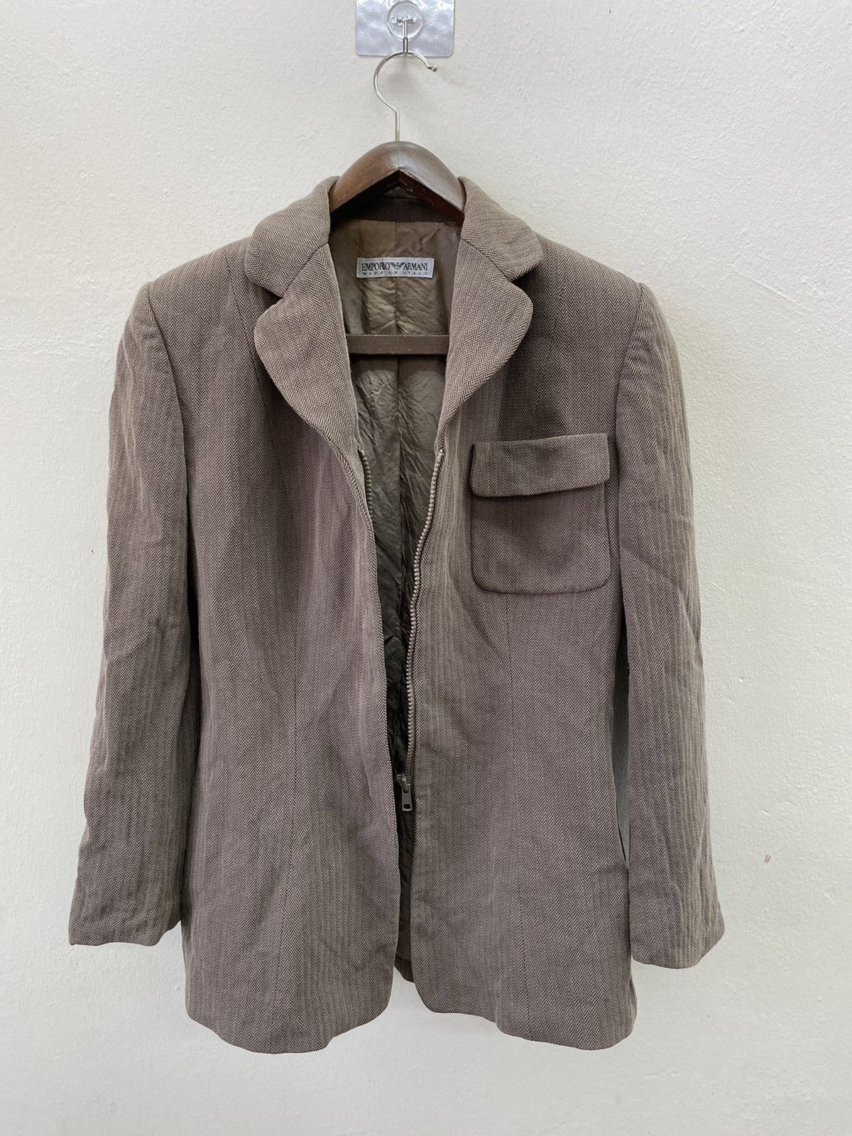 Emporio Armani Vintage Emporio Armani Made In Itali Blazer Coat Jacket Size S / US 4 / IT 40 - 1 Thumbnail
