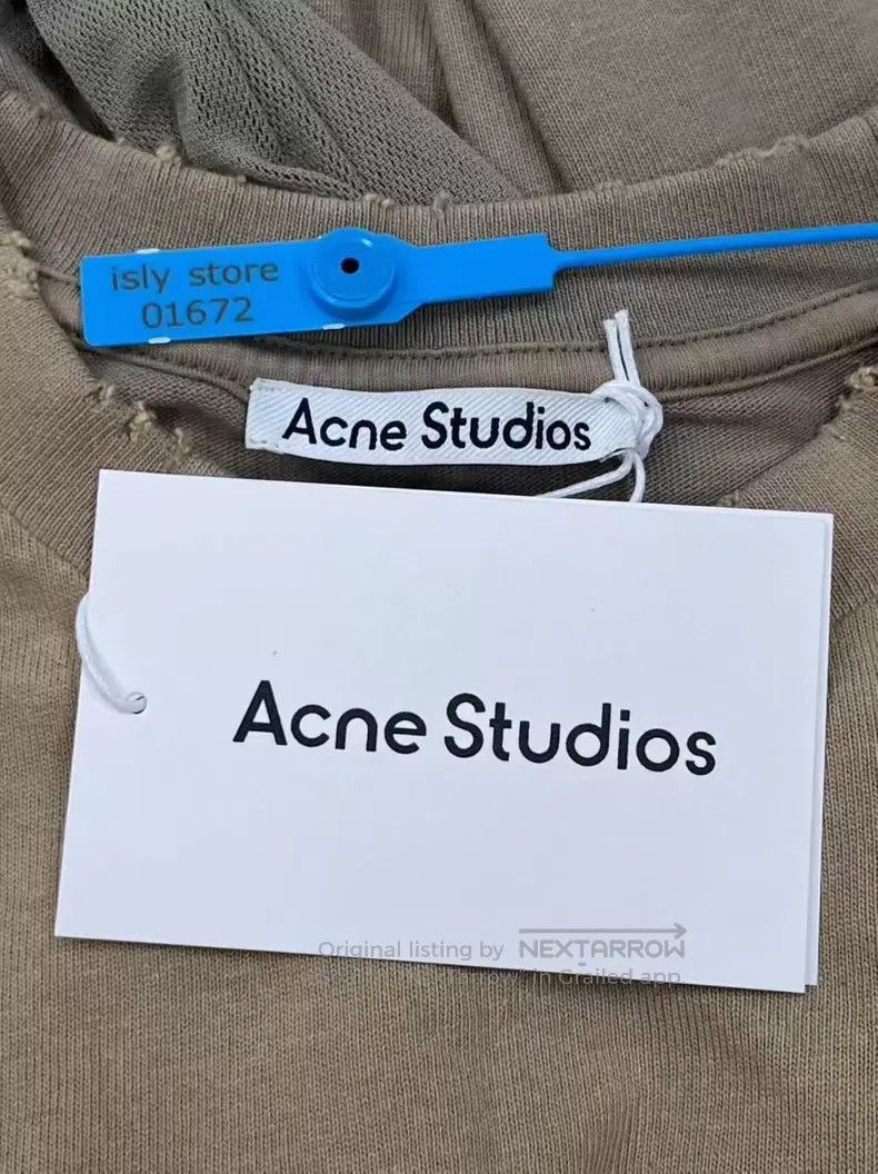 Acne Studios Acne Studios Layered Printed Loose Crewneck Letter Slouchy Size XS / US 0-2 / IT 36-38 - 5 Thumbnail