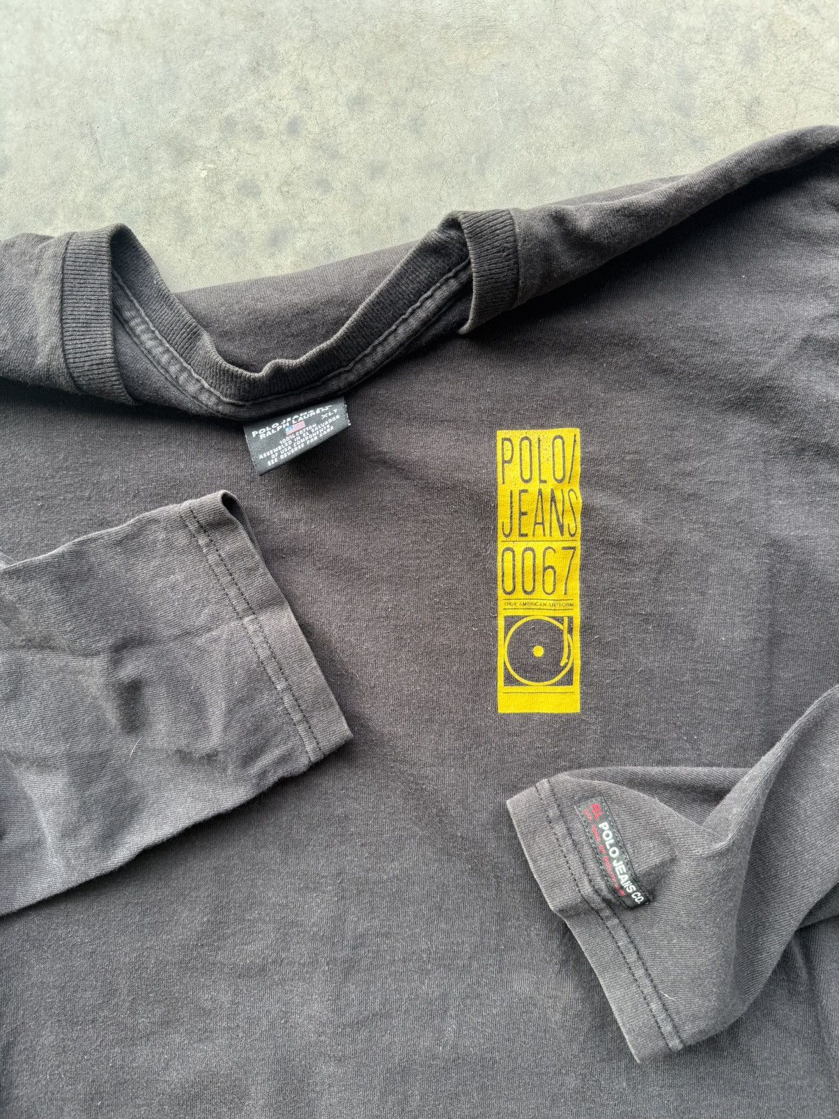 Polo Ralph Lauren Vintage Polo Ralph Lauren Polo Jeans 67 Long Sleeve Tee Size US XXL / EU 58 / 5 - 2 Thumbnail