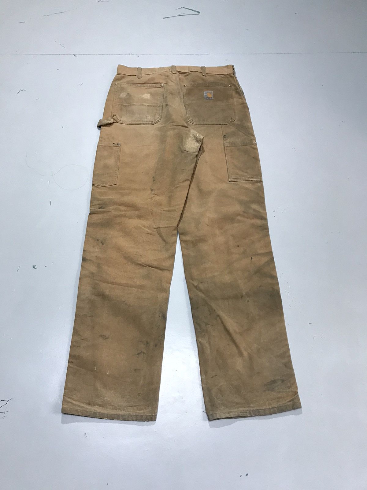 Carhartt Vintage Carhartt B01 BRN dusty double knee workwear Size US 34 / EU 50 - 2 Thumbnail