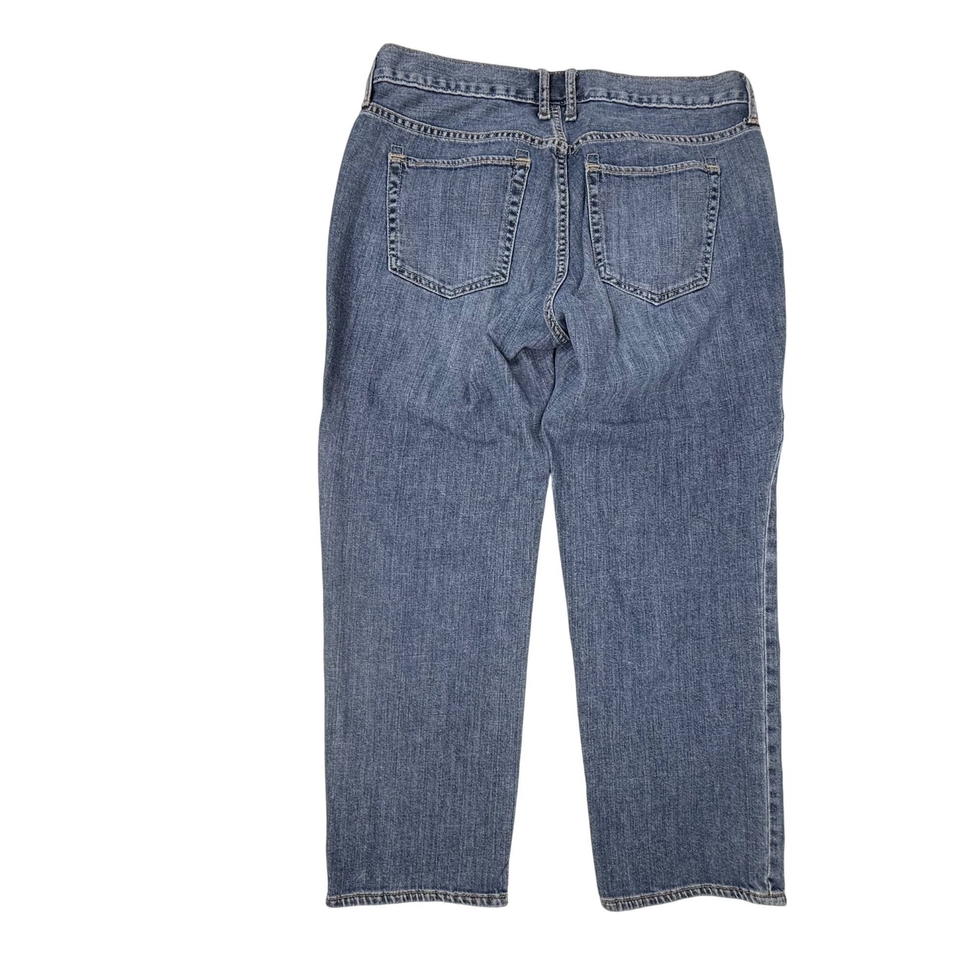 Eddie Bauer Eddie Bauer Women's Boyfriend Fit Relaxed-Leg Medium-Wash Je Size 28" / US 6 / IT 42 - 4 Thumbnail