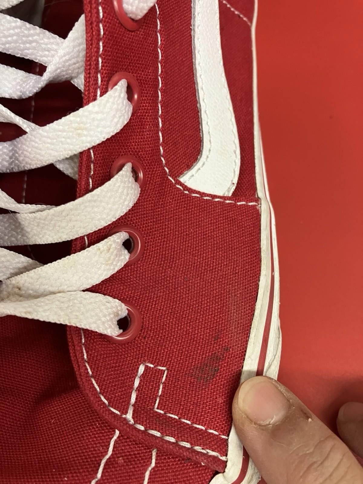 Vans Vans Sk8-Hi Top Skate Sneakers Suede Red Size US 9.5 / IT 39.5 - 6 Thumbnail