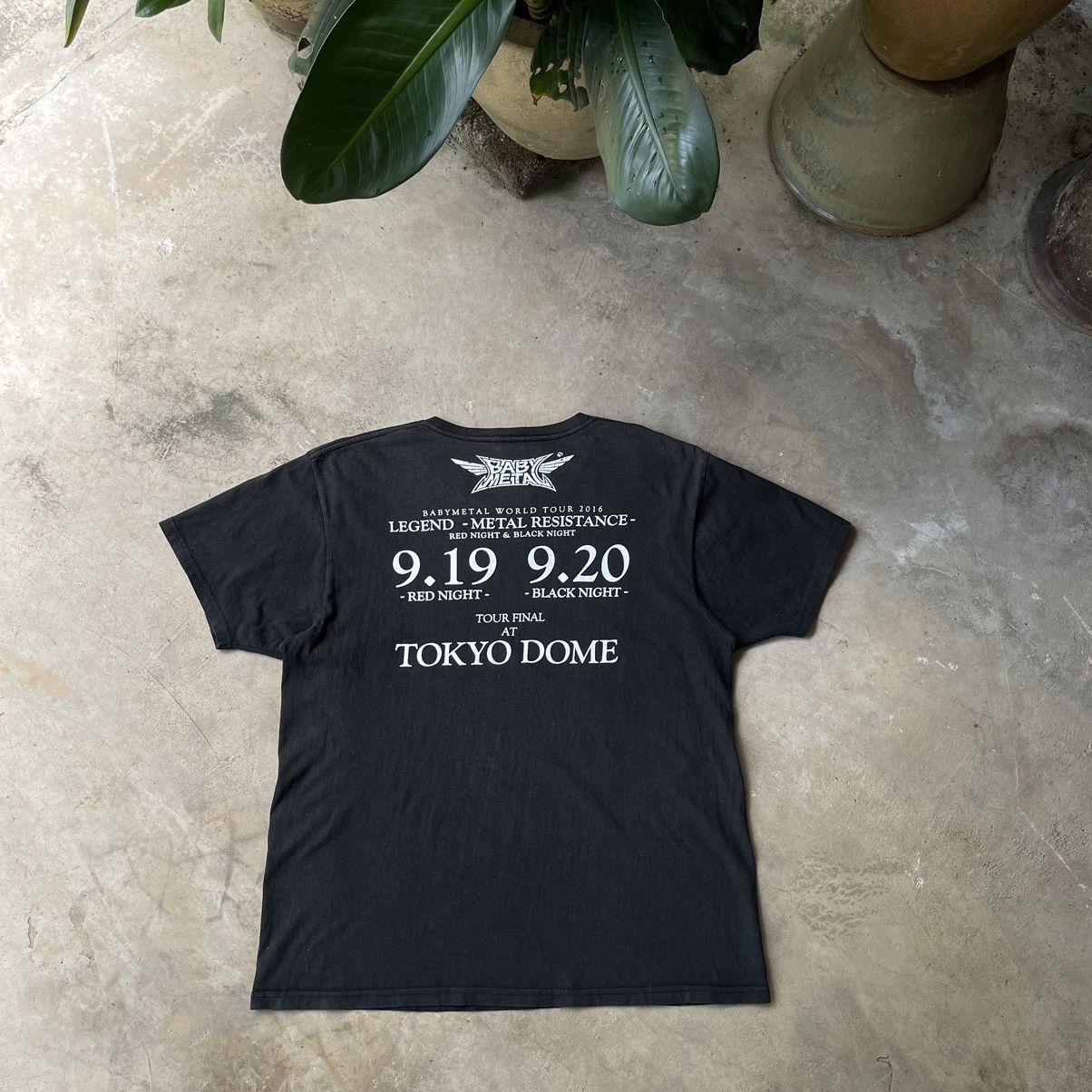 Band Tees 🇯🇵Rare BabyMetal Tokyo Dome Memorial Japanese Band Mental Tee Size US L / EU 52-54 / 3 - 13 Thumbnail