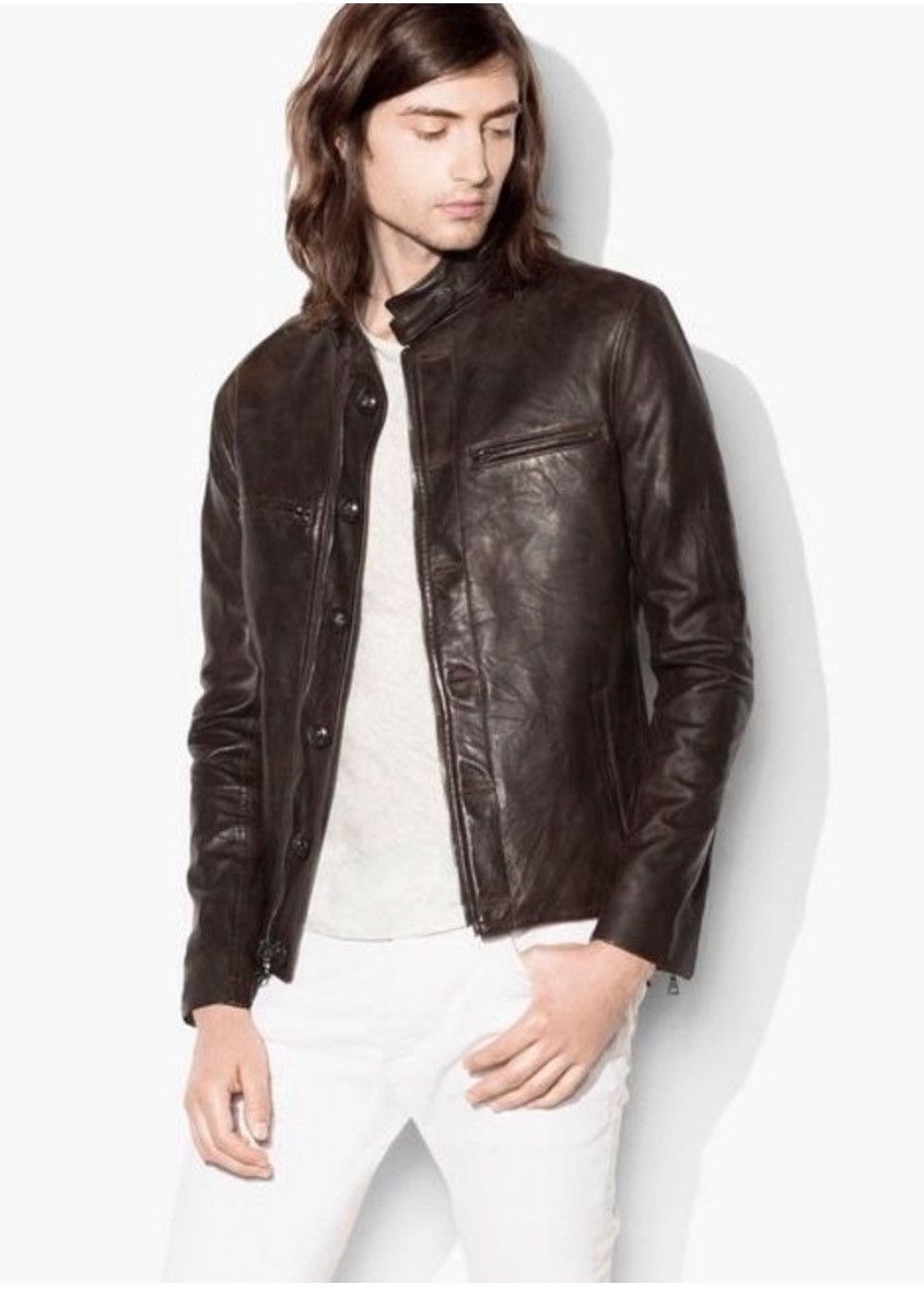 John Varvatos Burnished Moto Jacket EU 52 USA 42 Size US L / EU 52-54 / 3 - 12 Thumbnail