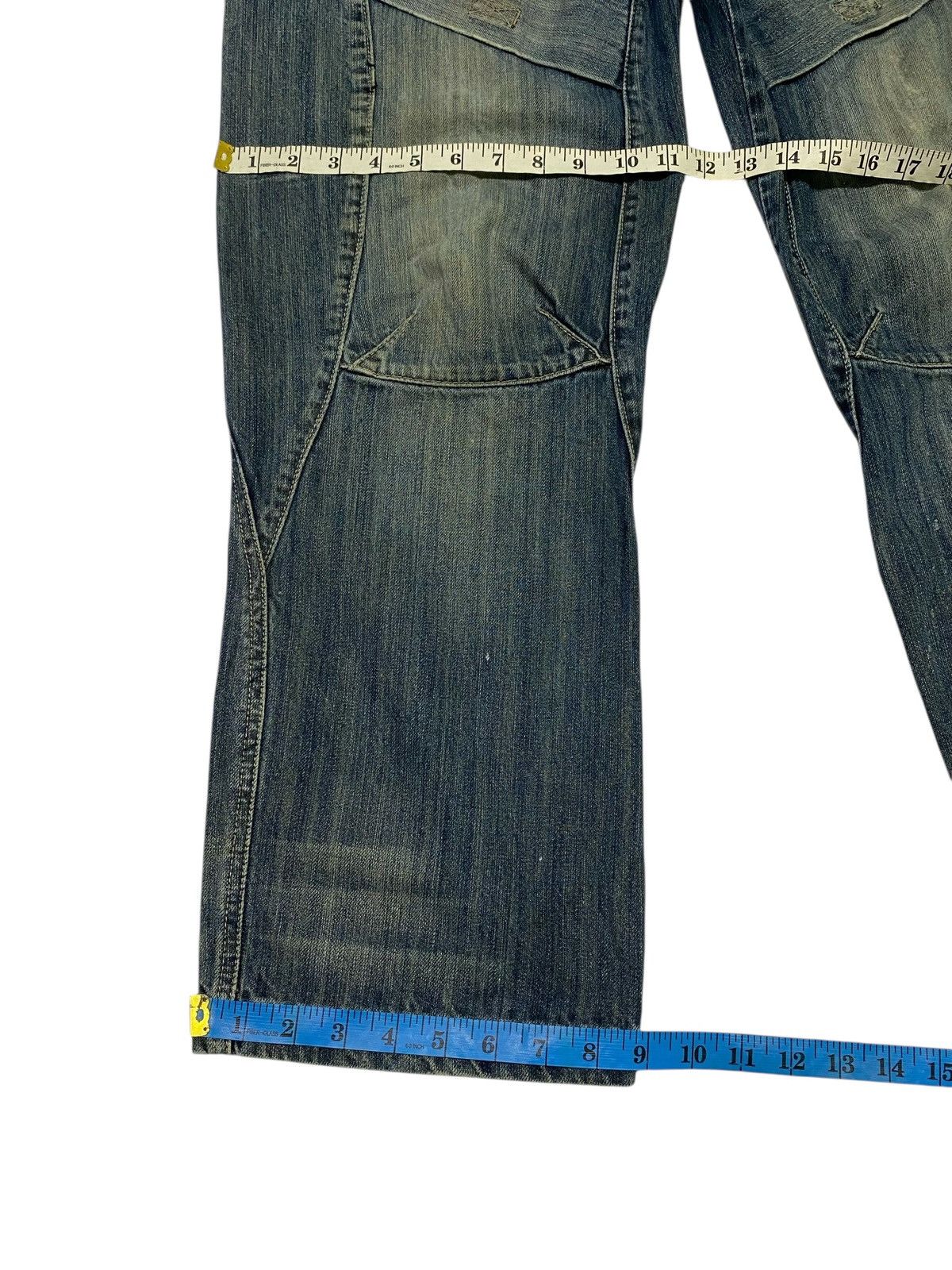 JNCO Japanese brand X Platinum gear baggy jeans Size US 31 - 16 Thumbnail