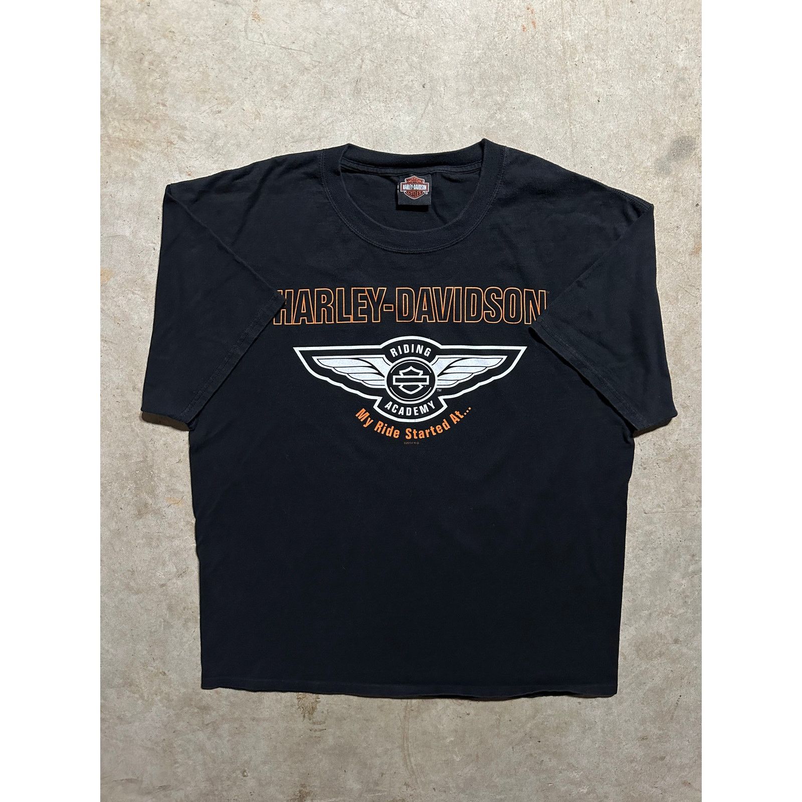 Harley Davidson × Vintage Vintage Harley Davidson My Ride Started Graphic T Shirt XL Size US XL / EU 56 / 4 - 1 Thumbnail
