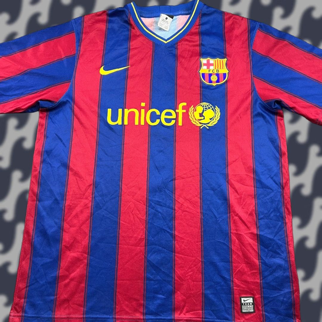 Nike Nike Barcelona 2009 2010 Home Football Jersey Mens Large Shirt L Multicolor Nike Adult Football Jersey Mens Large Shirt Size US L / EU 52-54 / 3 - 1 Thumbnail