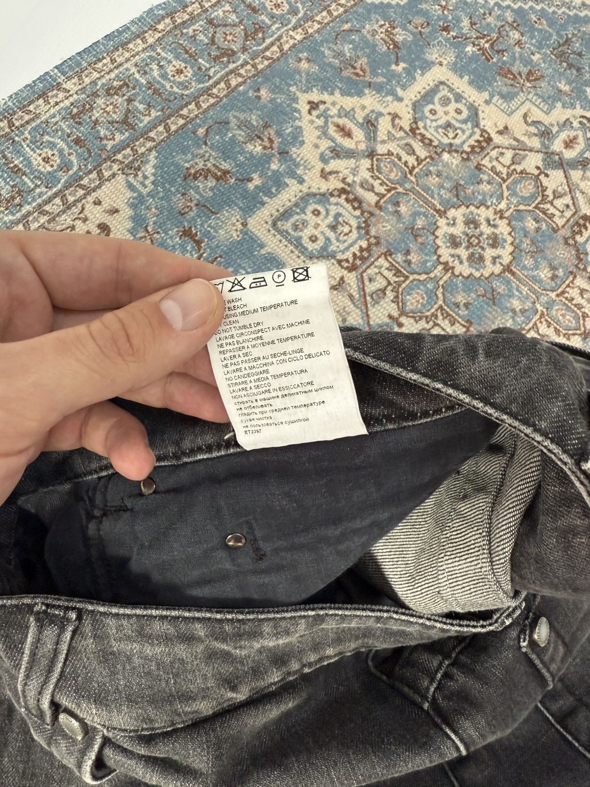 Dirk Bikkembergs Dirk Bikkembergs Sport Couture Biker Jeans Denim Pants Size US 32 / EU 48 - 10 Thumbnail