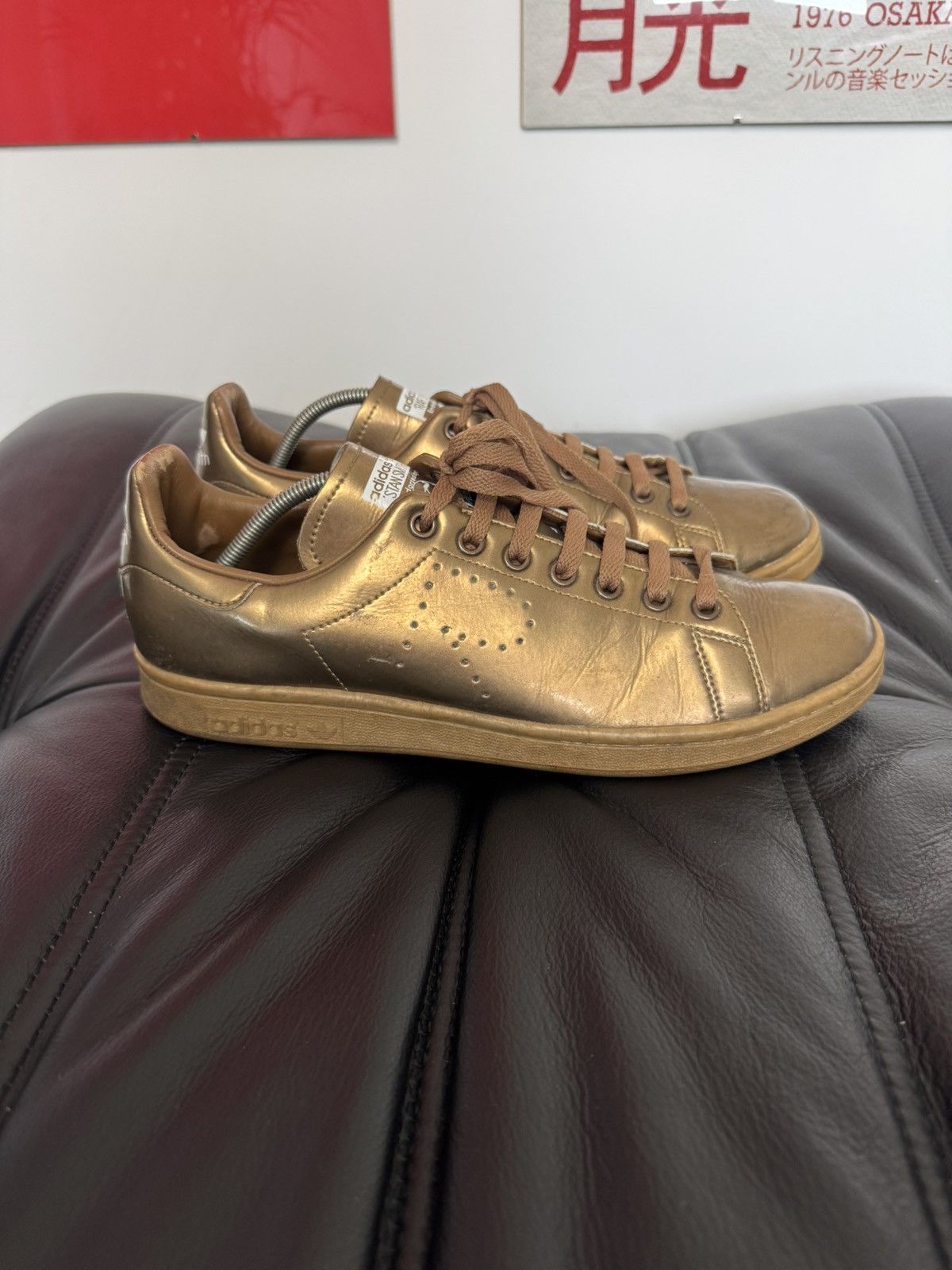 Adidas × Raf Simons Adidas RAF Simons Stan Smith Gold Leather Low 2016 Hype Size US 9.5 / EU 42-43 - 4 Thumbnail