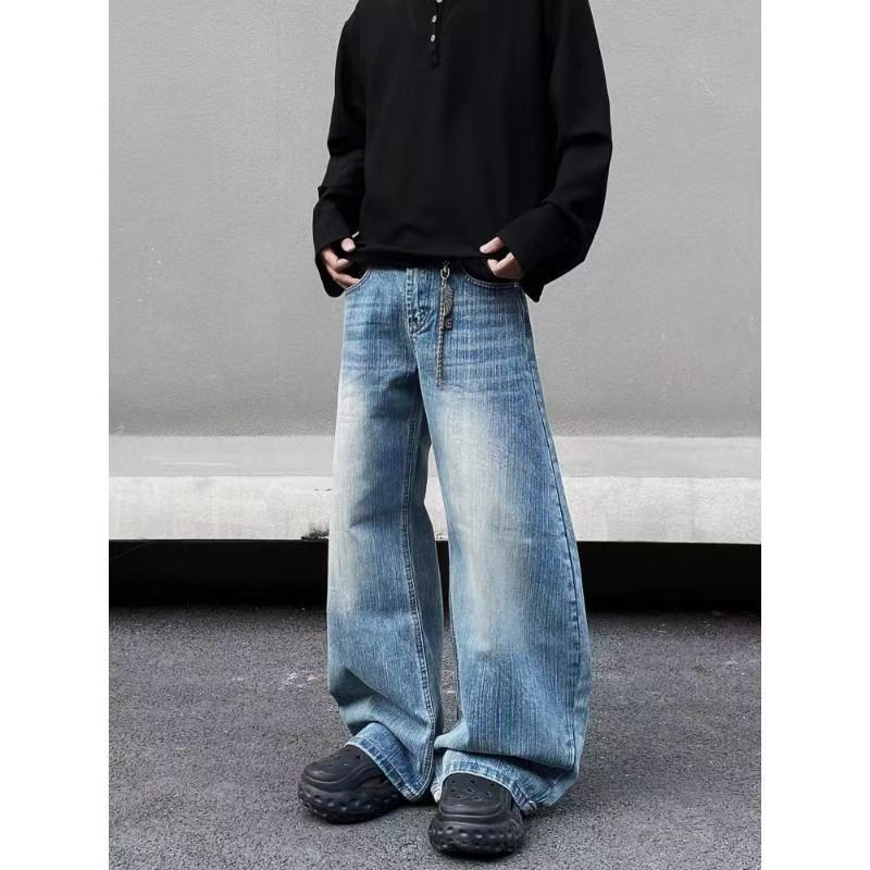 Vintage American Retro Streetwear Clean Fit Curved-Leg Jeans Size US 32 / EU 48 - 3 Thumbnail