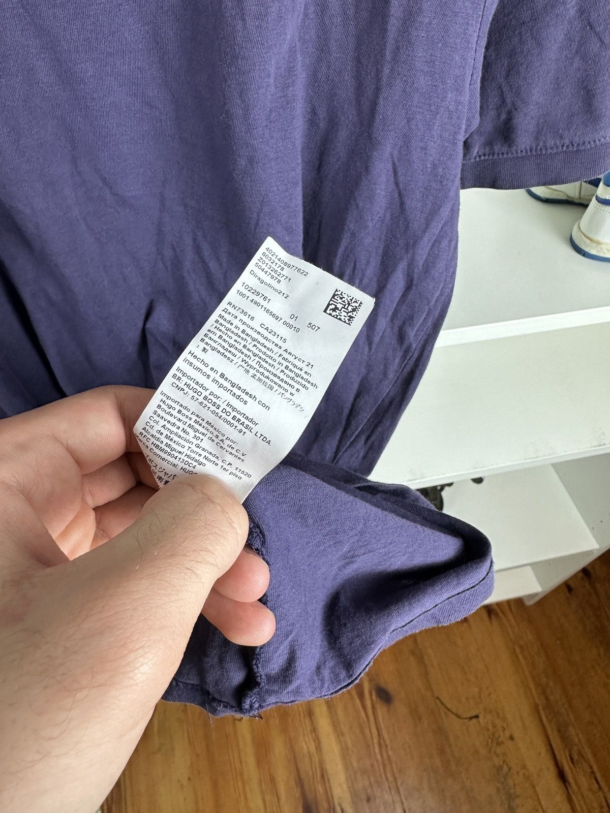Hugo Boss Hugo boss boxlogo emroided tee t-shirt Size US L / EU 52-54 / 3 - 6 Thumbnail