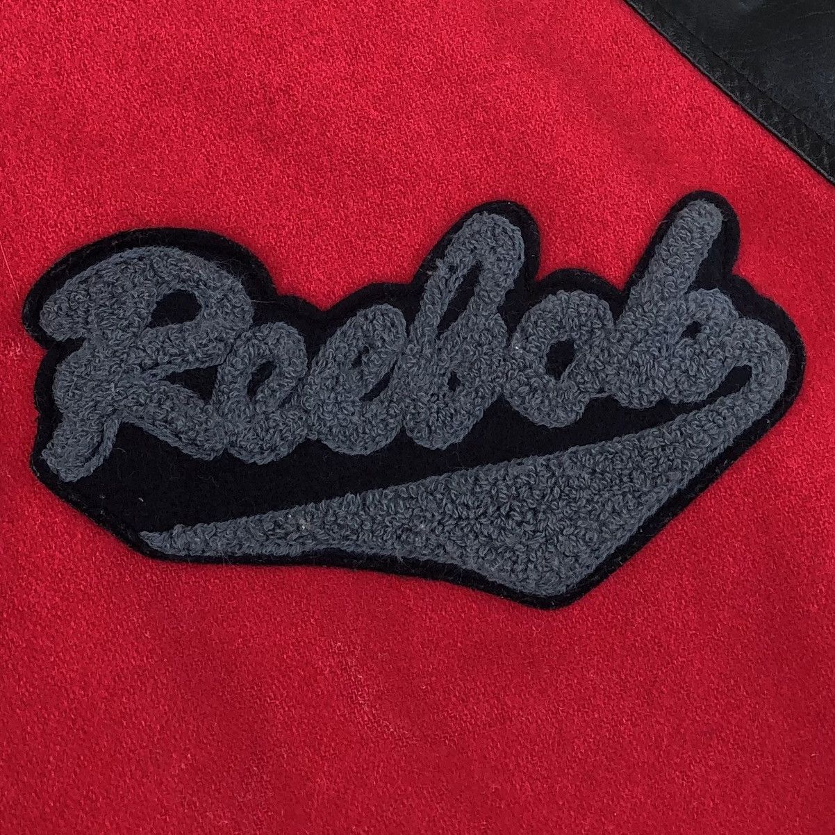 Reebok VTG Reebok Varsity Team Embroidery Spellout Varsity Jacket Size US M / EU 48-50 / 2 - 5 Thumbnail