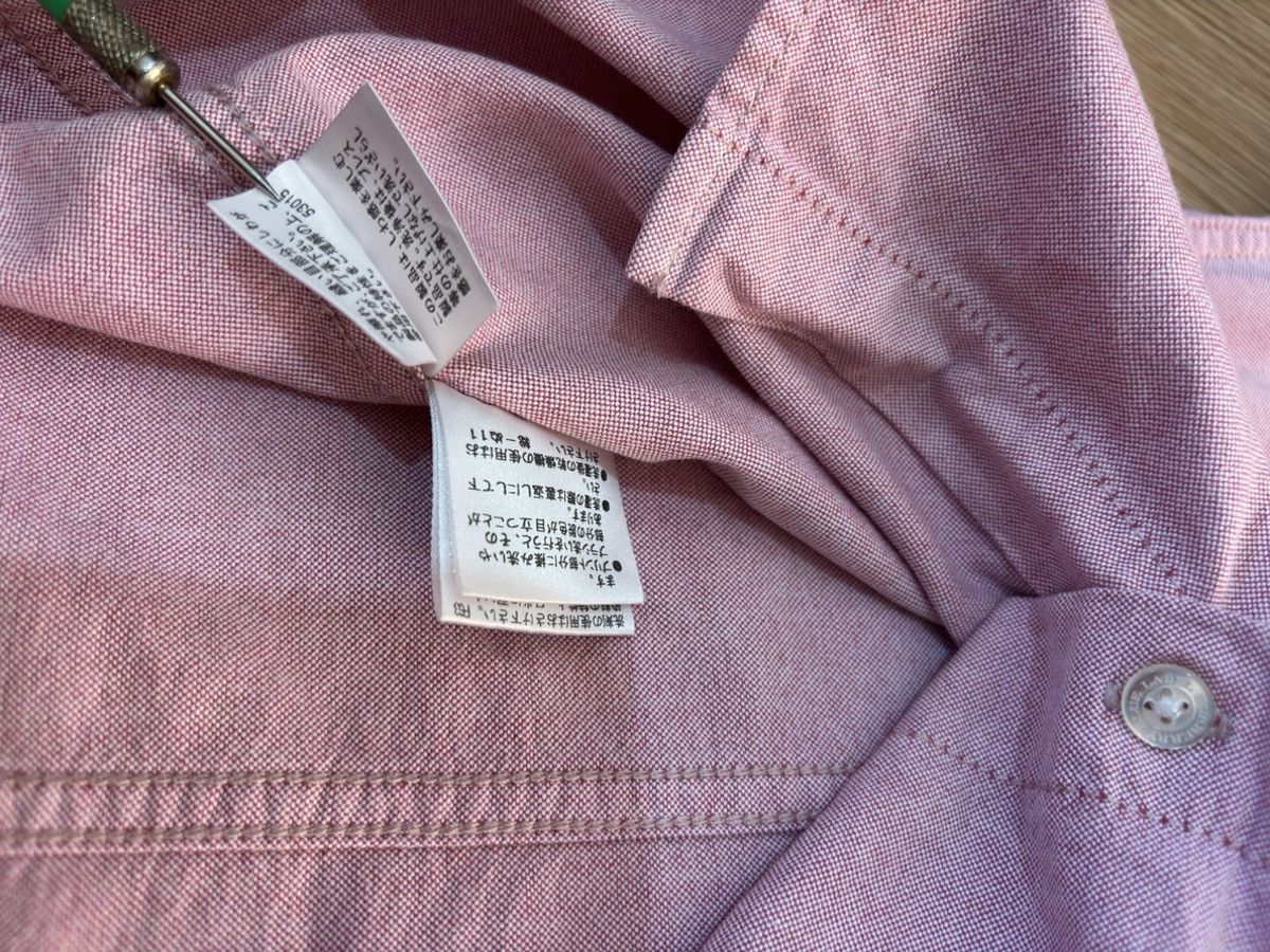 Burberry Burberry Mens Oxford Light Pink Blue Label Long Sleeve Size 38L - 7 Thumbnail
