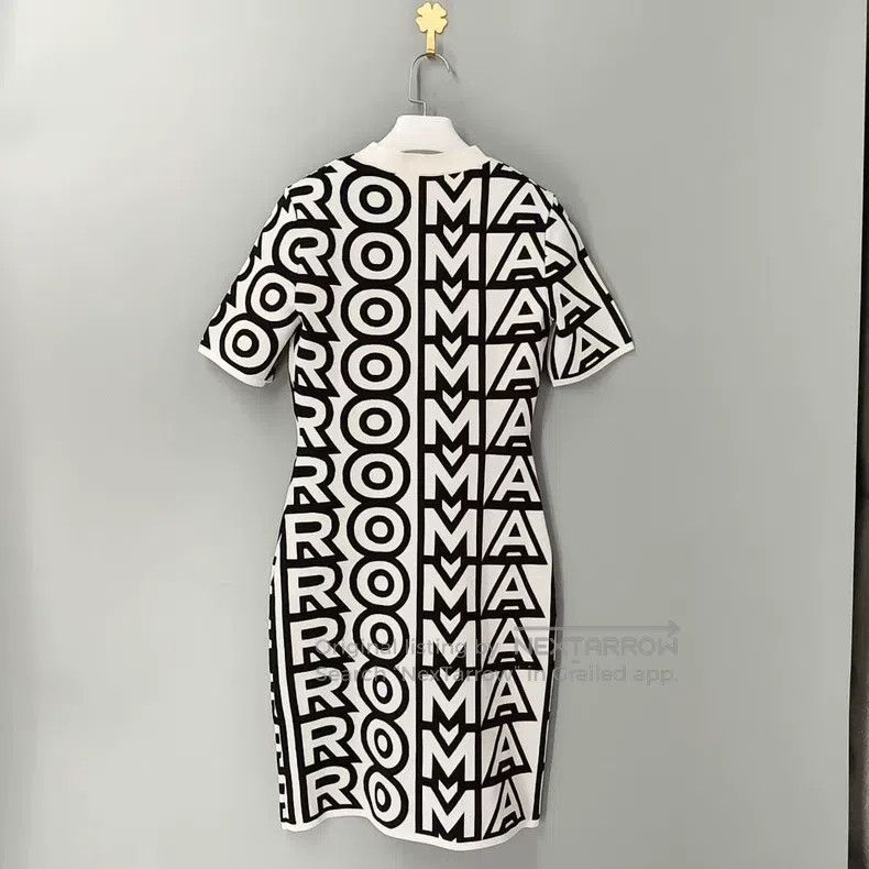 Other Fendi Letter Logo Full Print Knit Dress Size XS / US 0-2 / IT 36-38 - 2 Thumbnail
