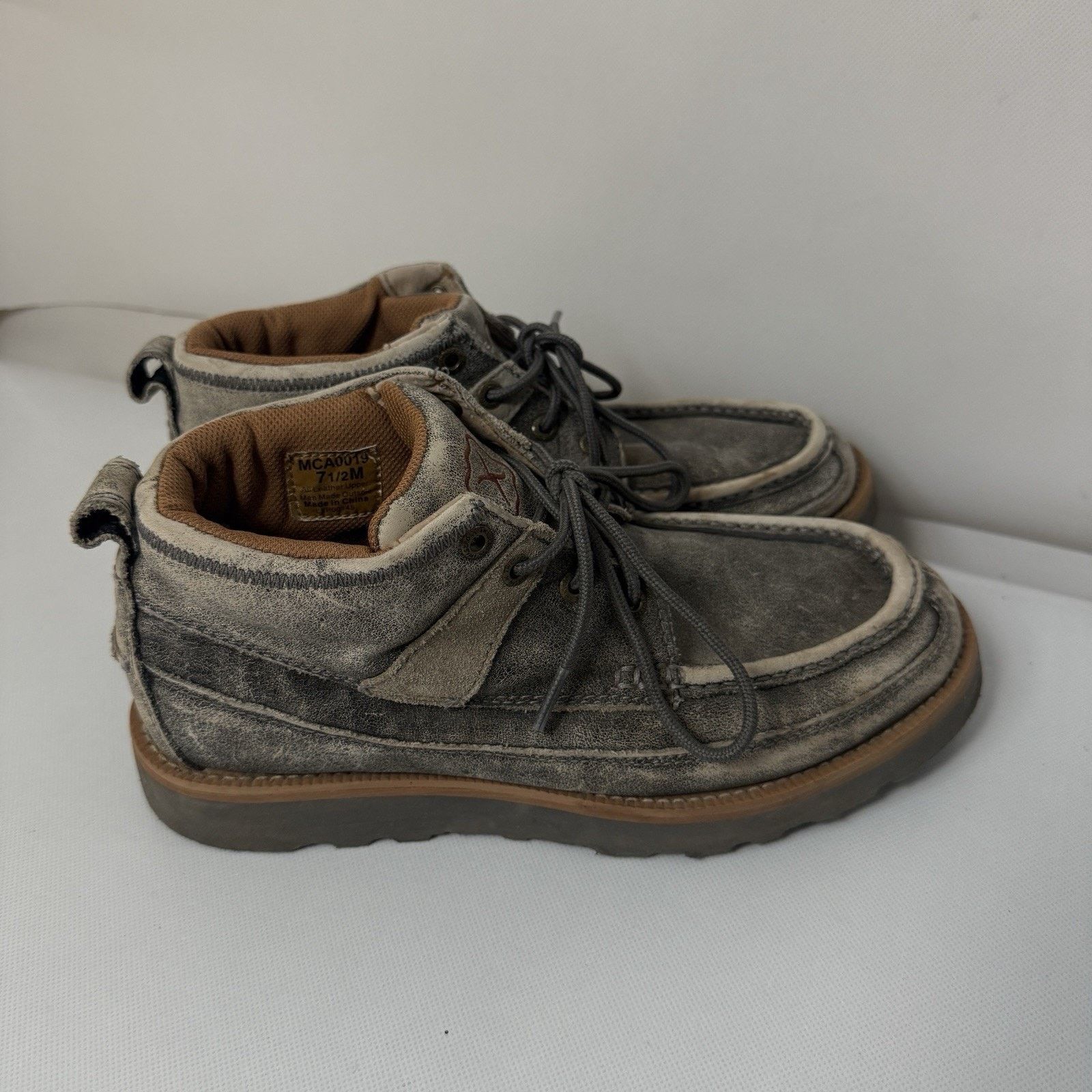 Twisted X Twisted X Wedge Sole Soft Toe Boot Distressed Chukka Western Size US 7.5 / EU 40-41 - 1 Thumbnail