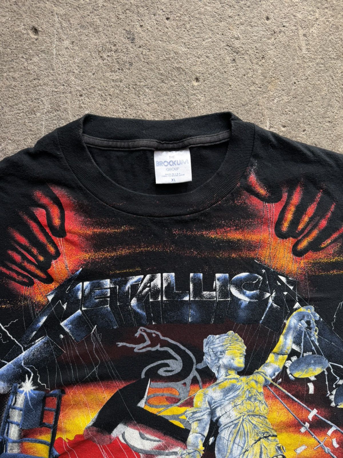 Metallica Vintage 1991 Metallica All Over Print Tee | Size XL Size US L / EU 52-54 / 3 - 2 Thumbnail
