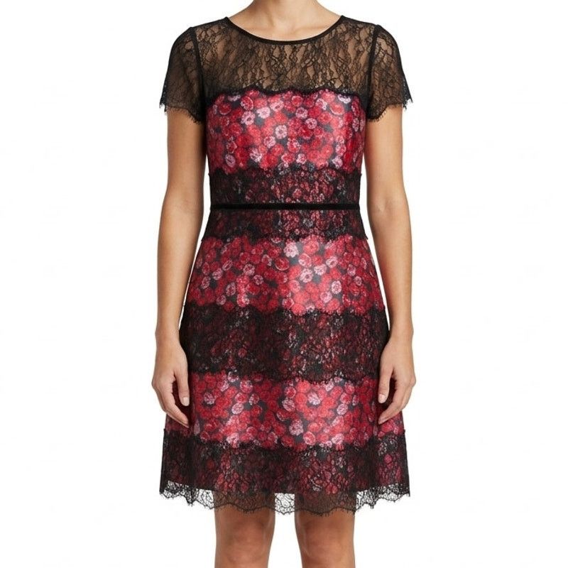 Other Draper James Homestead Houndstooth Fit & Flare Dress Large | Grailed