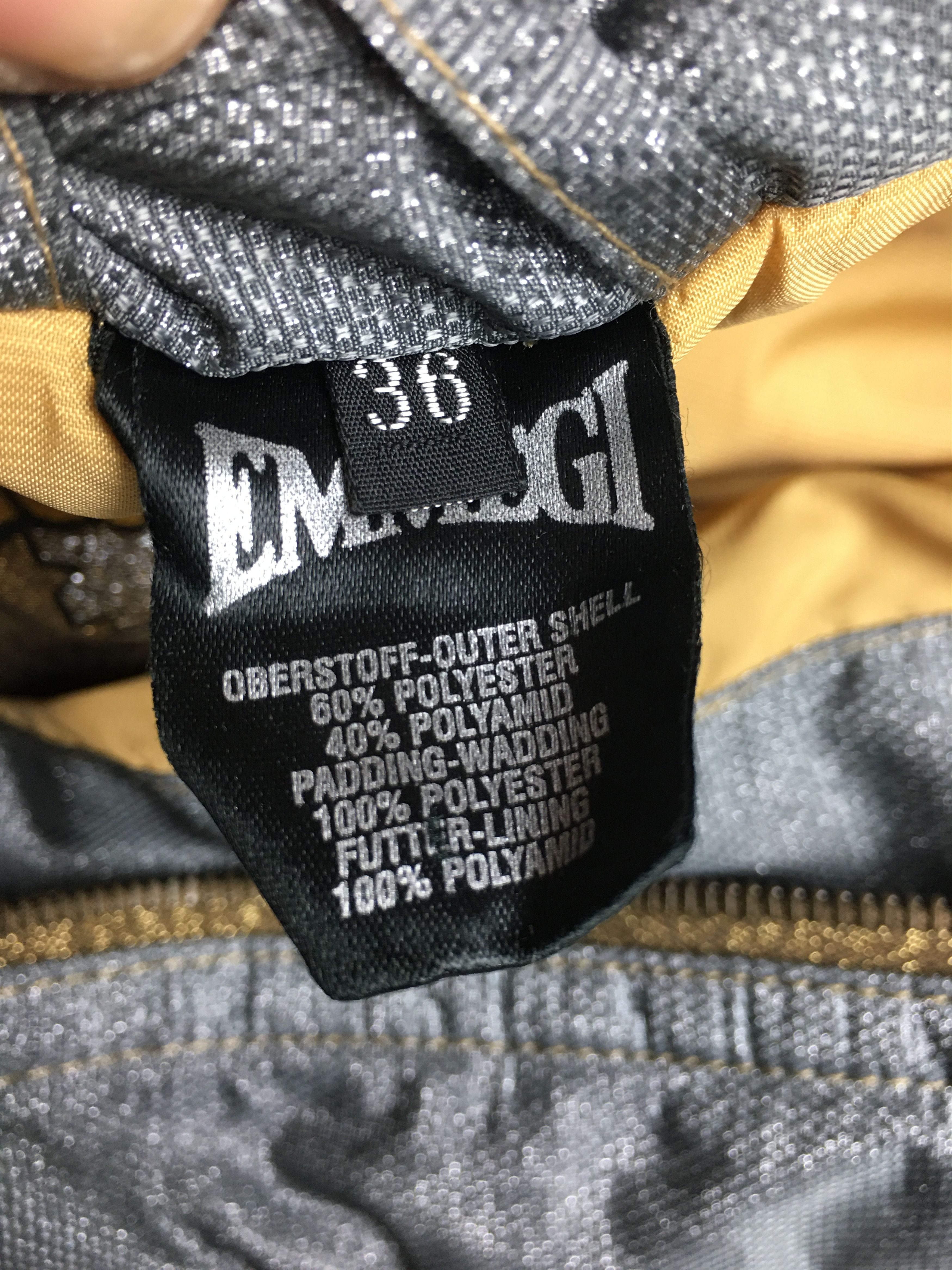 Vintage Rare 80s Vintage EMMEGI Gold One Piece Ski Suit Size 27" / US 4 / IT 40 - 20 Thumbnail