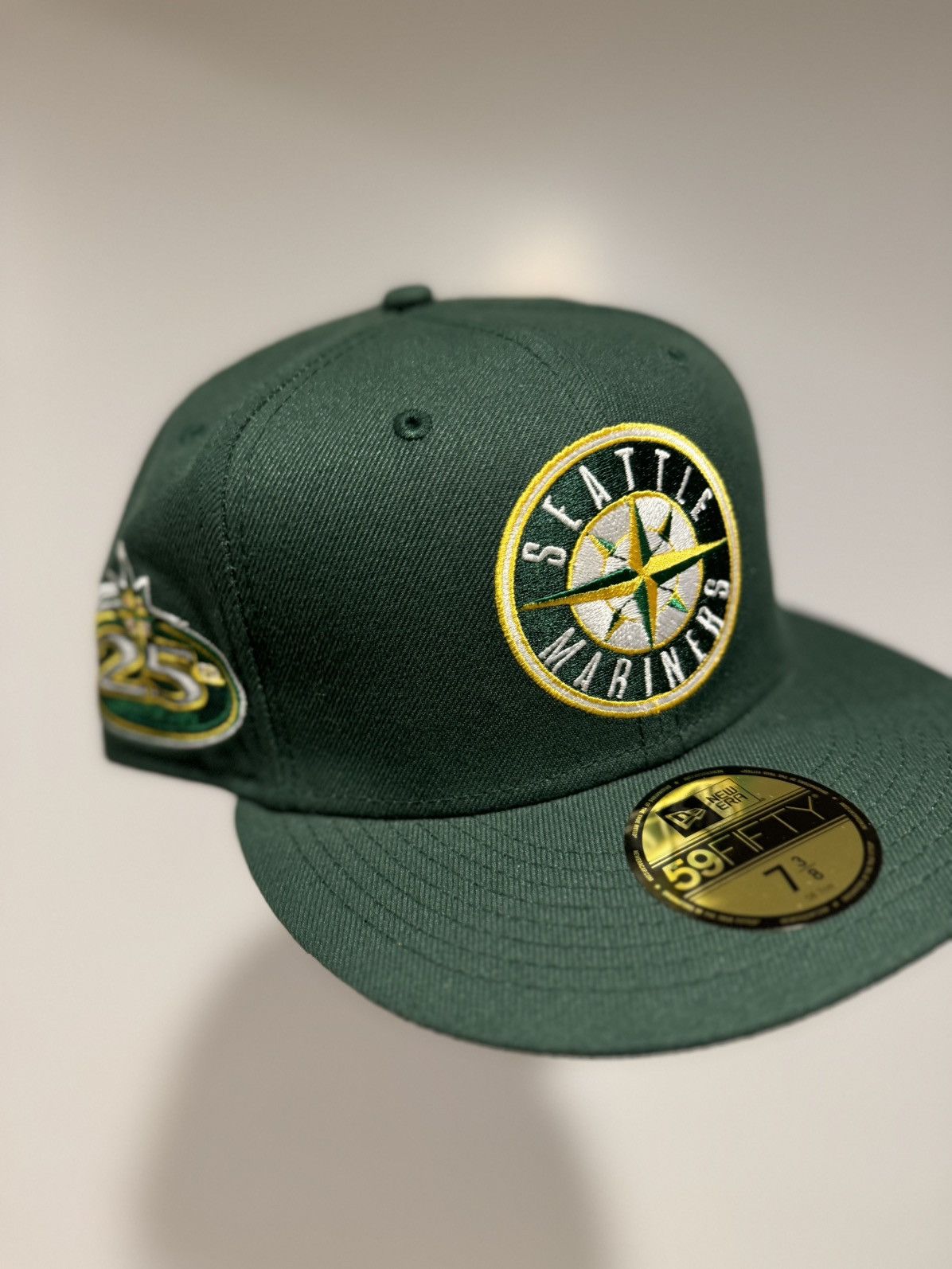 7 7/8 - Seattle Mariners hot NBA Crossover Super Sonics New Era Fitted Cap Hat Club