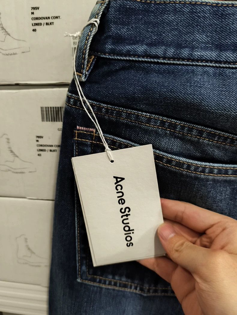 Acne Studios acne studios Water moire blue cat whiskers jeans 2502-Nexta Size US 32 / EU 48 - 3 Thumbnail