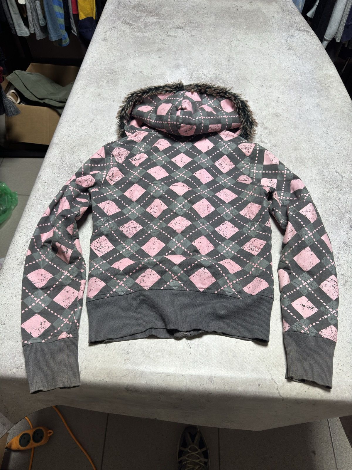 If Six Was Nine × Japanese Brand × Le Grande Bleu (L.G.B.) Vintage Japanese Fur Hood Hysteric Glamour Style Hoodie Size US S / EU 44-46 / 1 - 2 Thumbnail